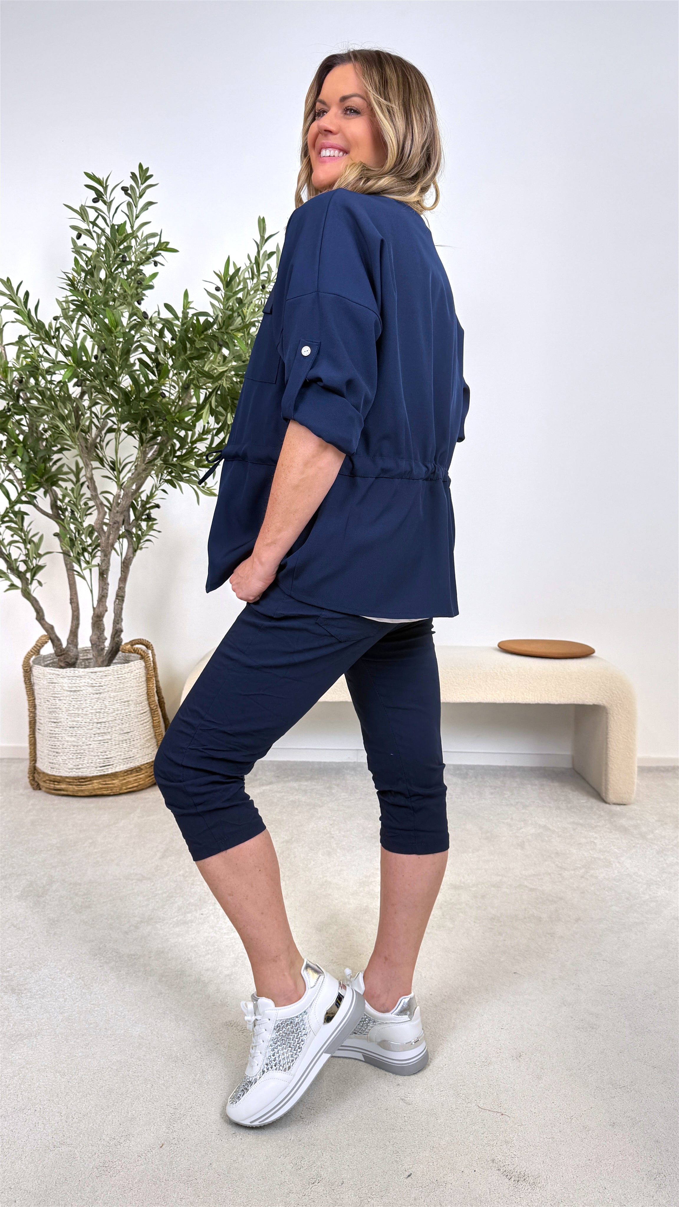 Capri Hose Summer Comfort *Dunkelblau* (lieferbar ab 13.3.26)