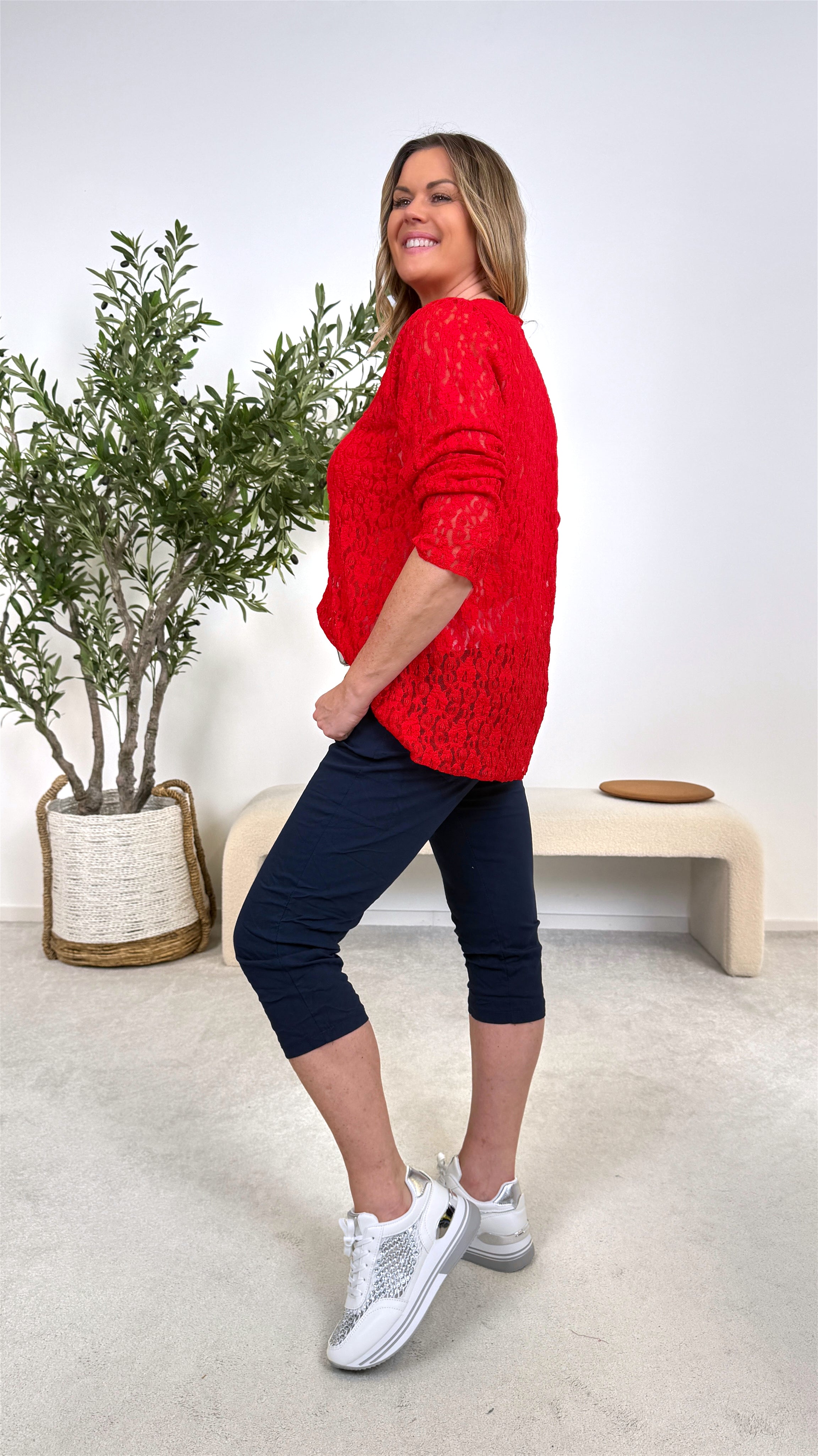 Capri Hose Summer Comfort *Dunkelblau* (lieferbar ab 13.3.26)