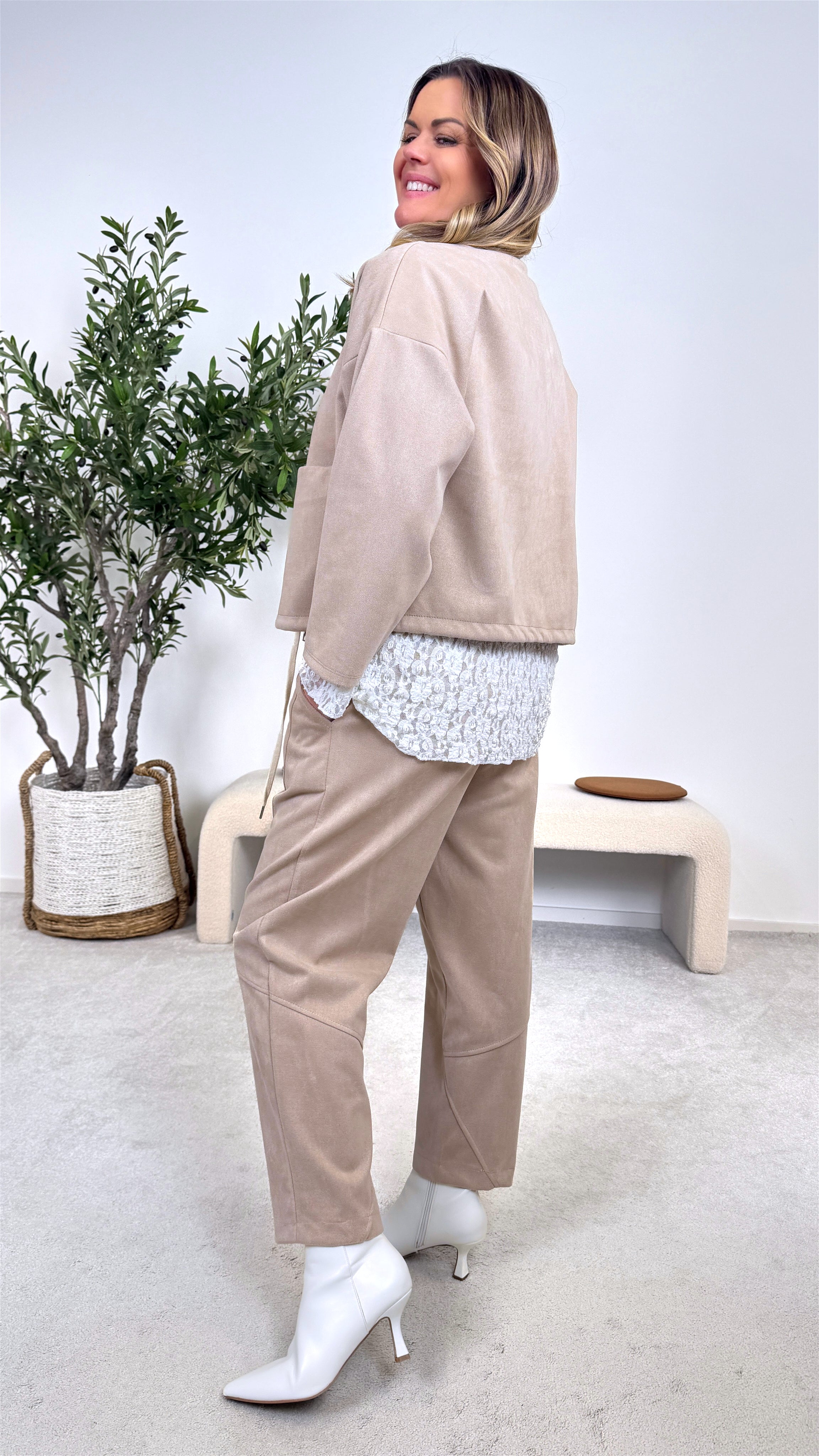 Kurze Jacke Princess Active *Beige*