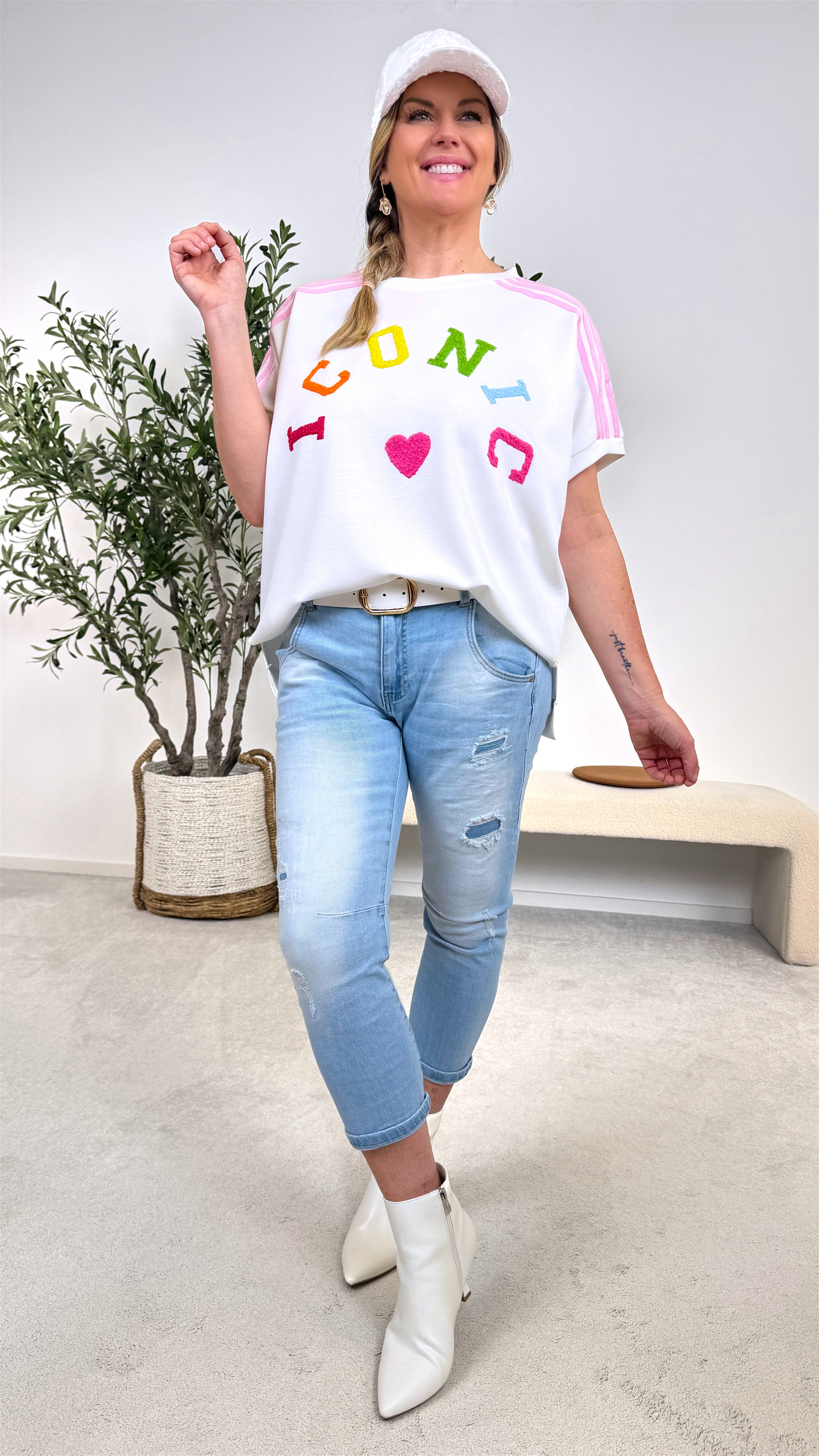 T-Shirt Color Love *Weiß*