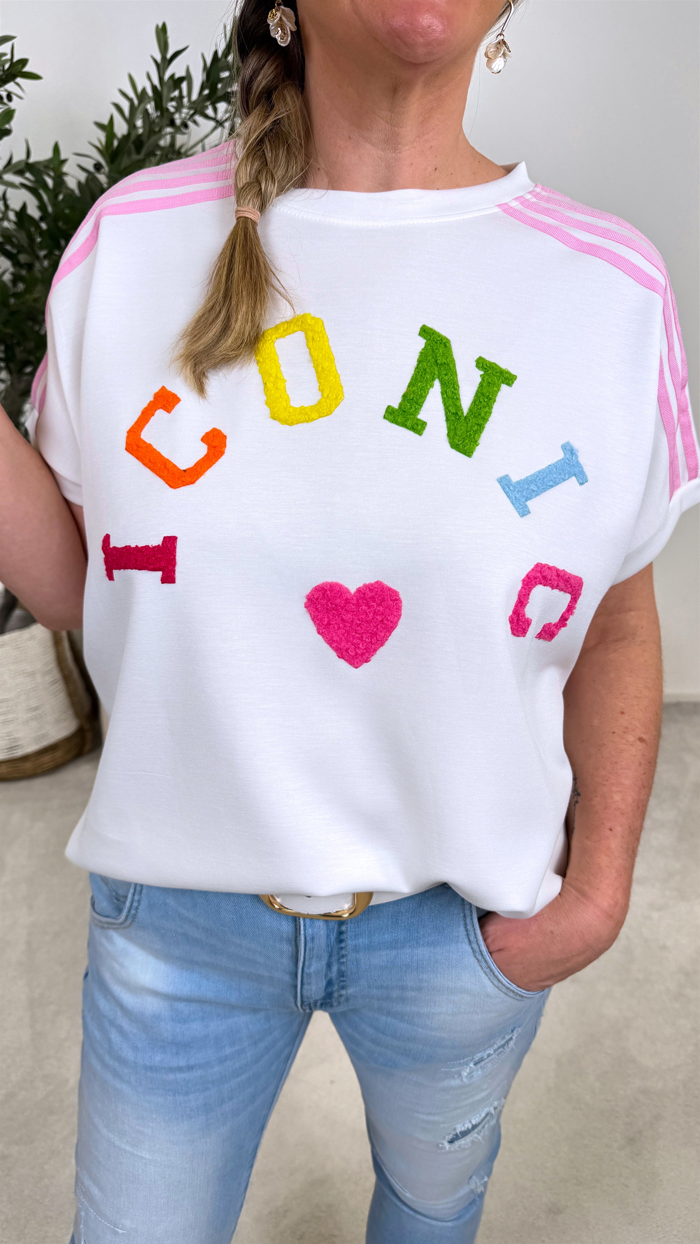 T-Shirt Color Love *Weiß*