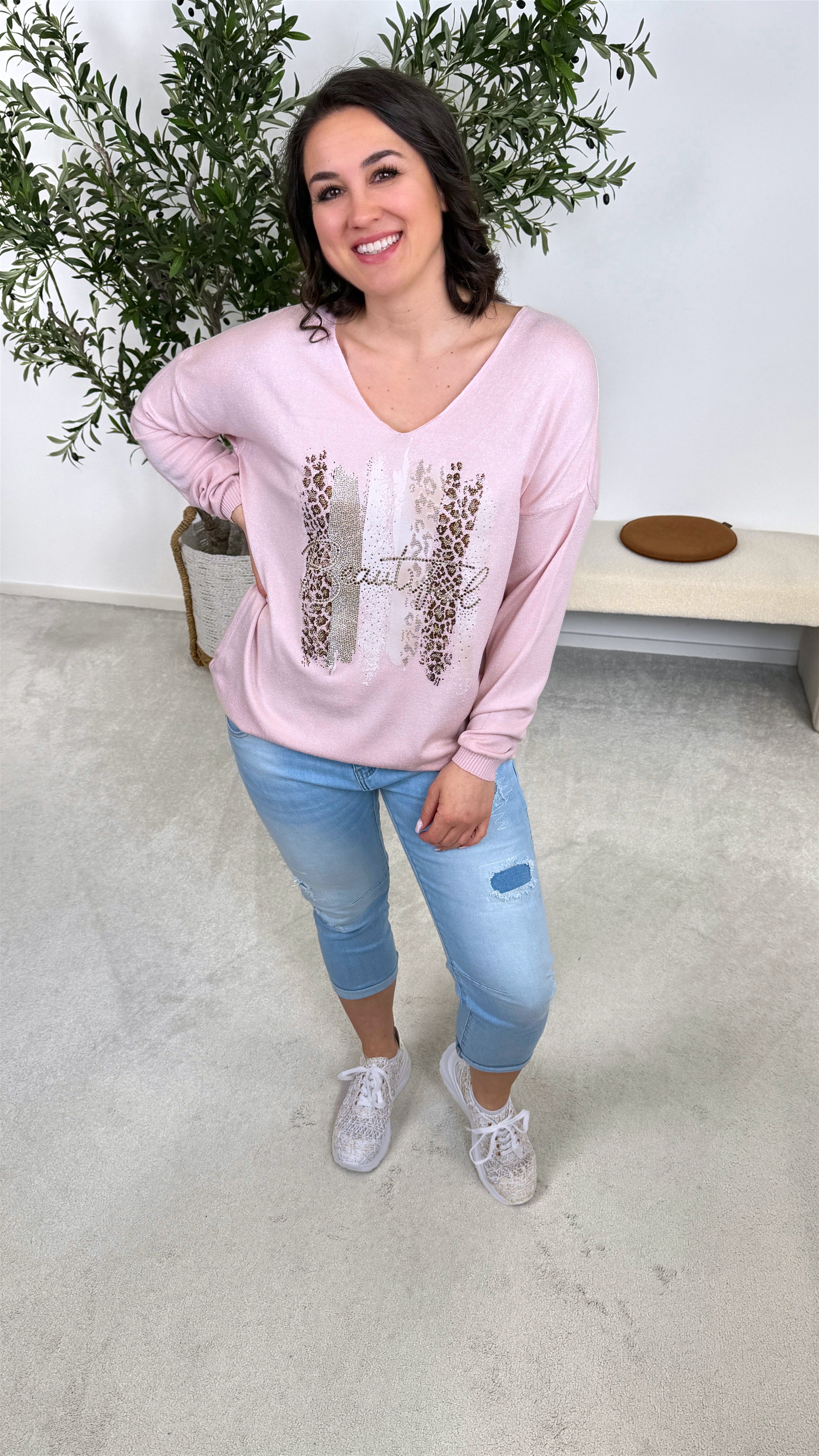 Pullover Blush & Wild *Rosa*