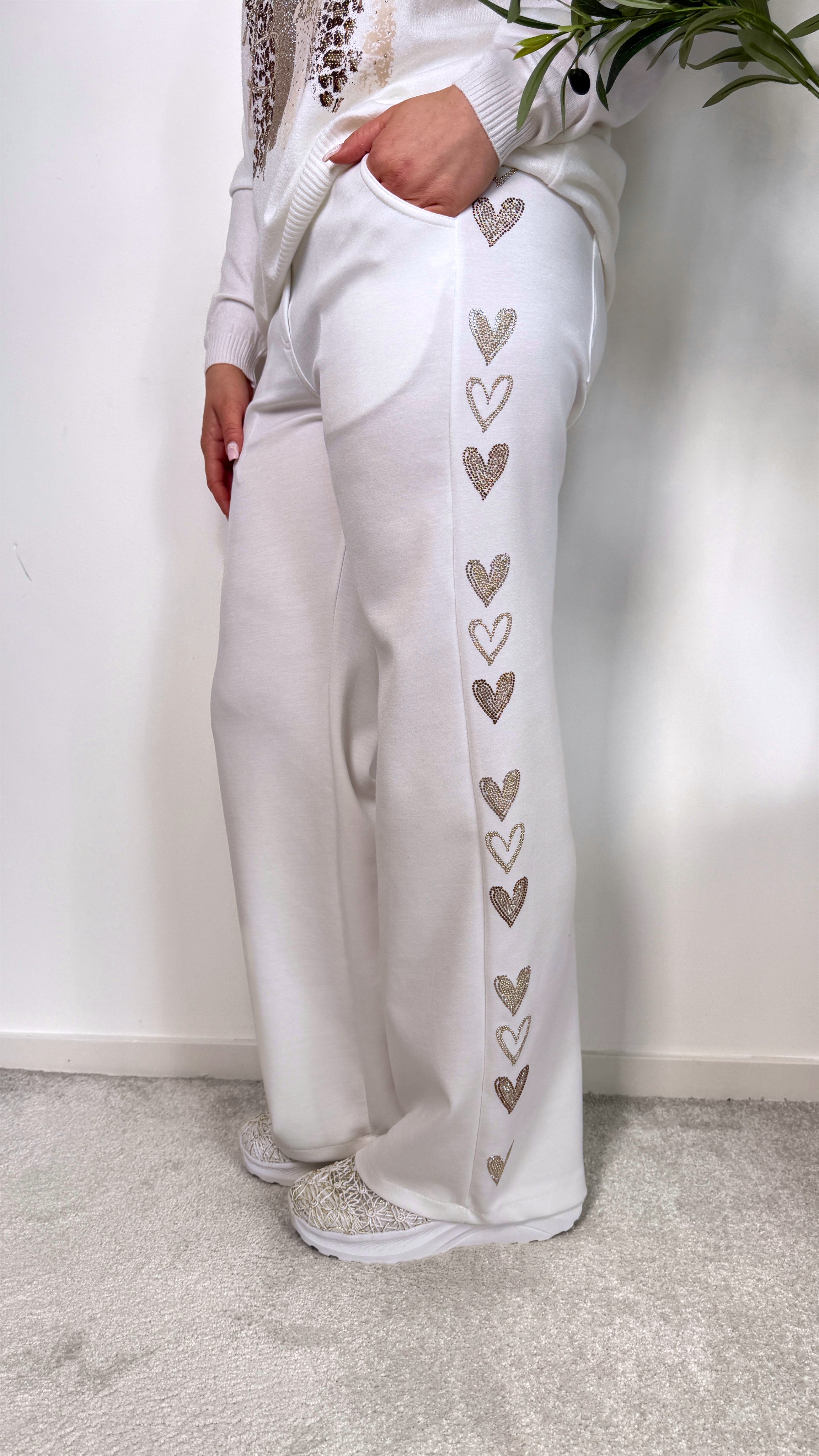 Hose Heartline *Weiß*