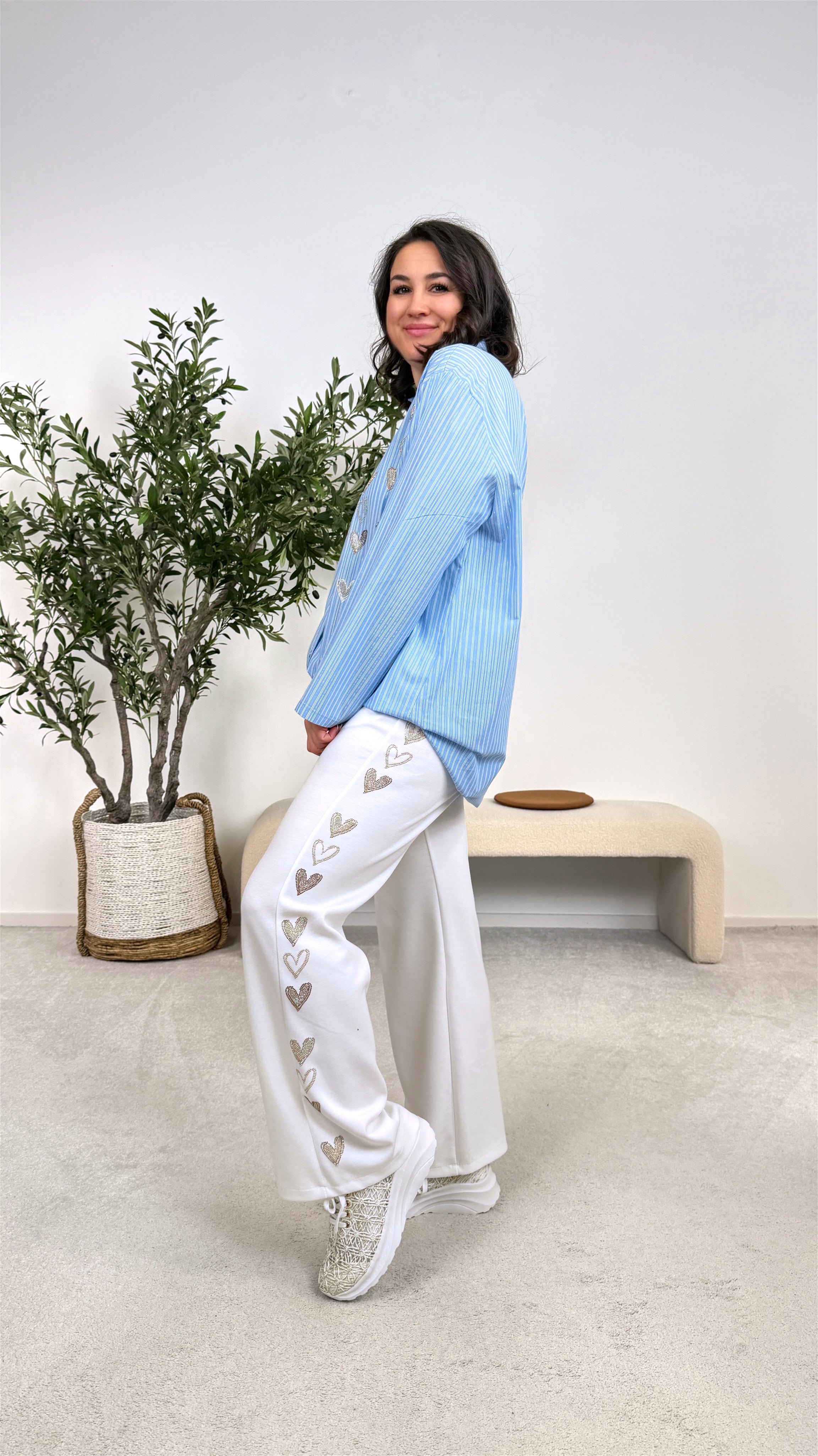 Long-Bluse Pure Love Look