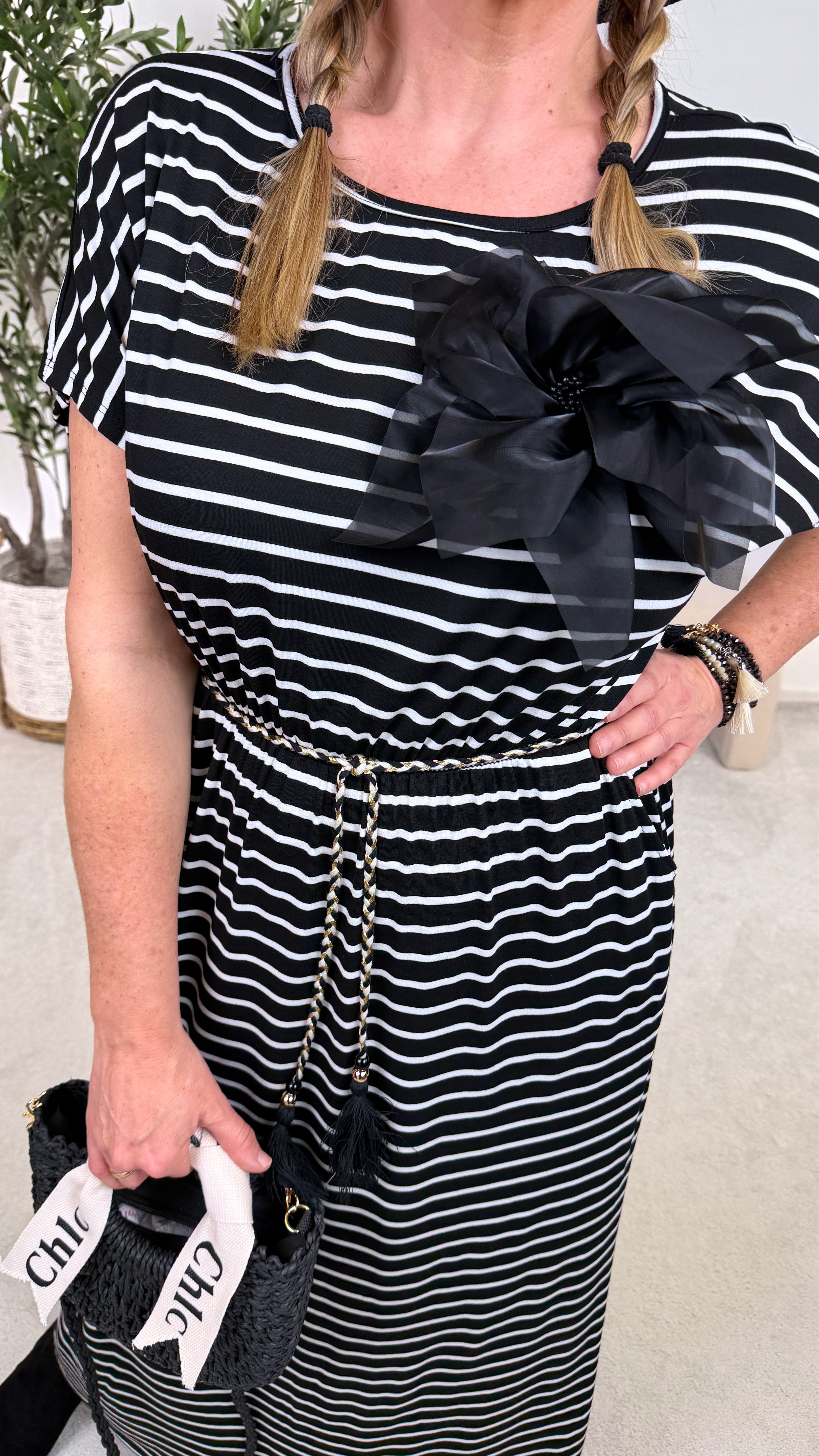 Langes Kleid Coastal Rhythm