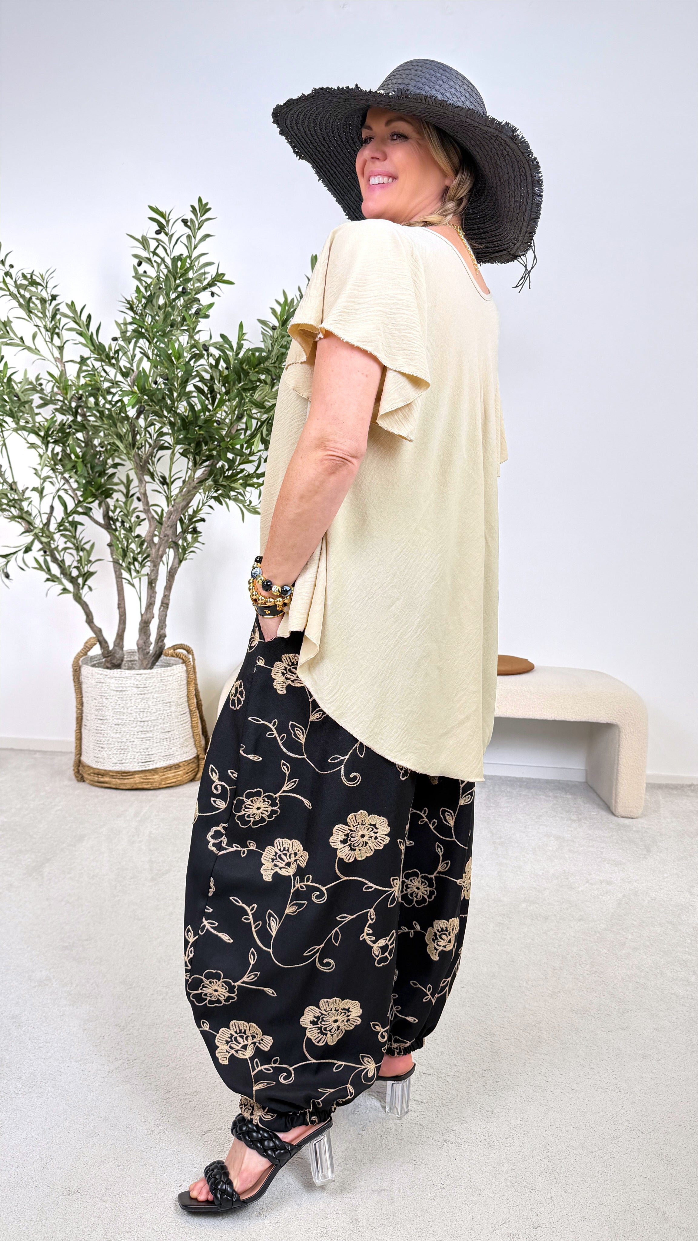 Blusenshirt Amalfi Mood *Beige*