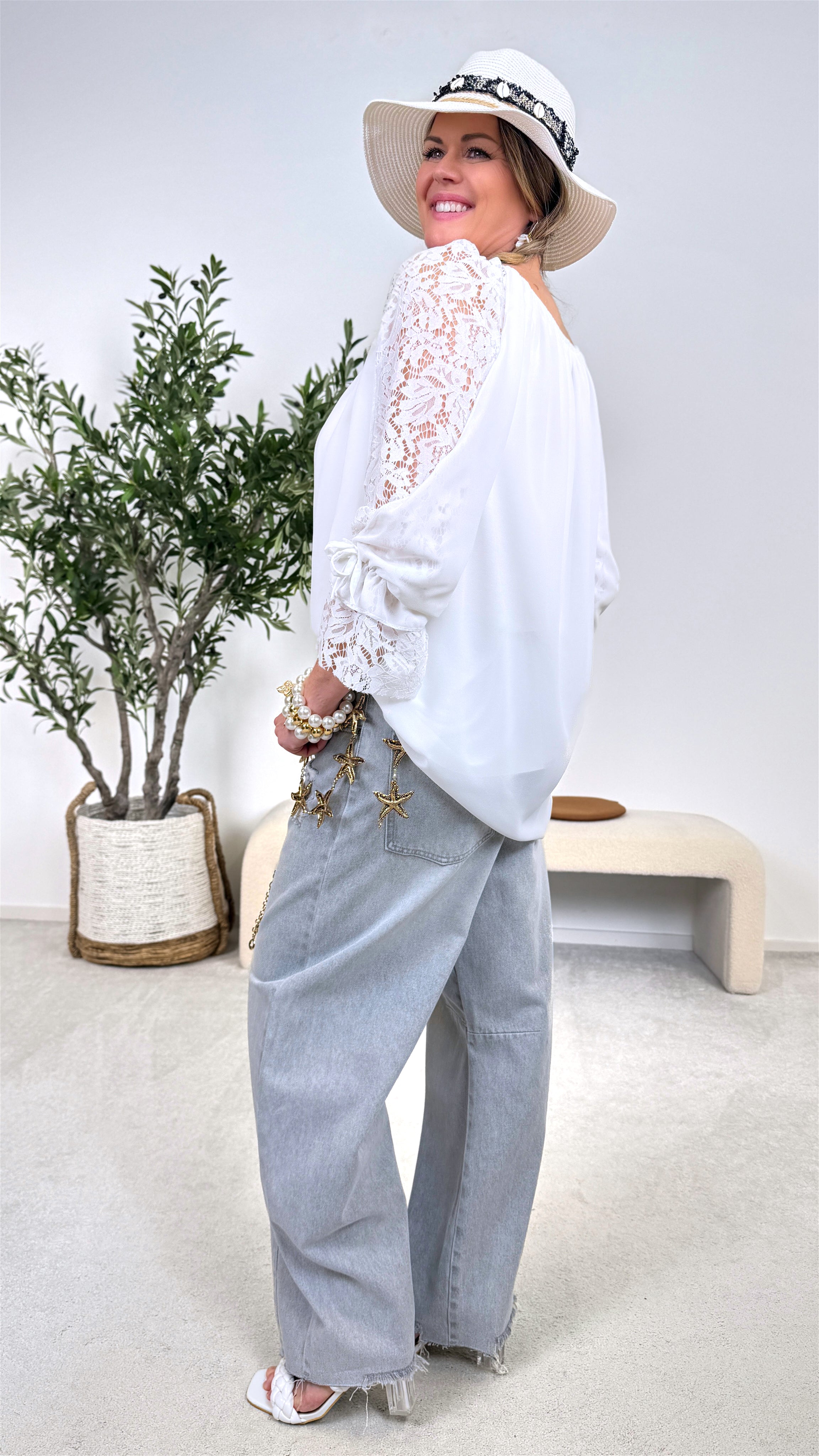 Blusenshirt Dream Elegance *Weiß* (lieferbar ab 23.3.26)