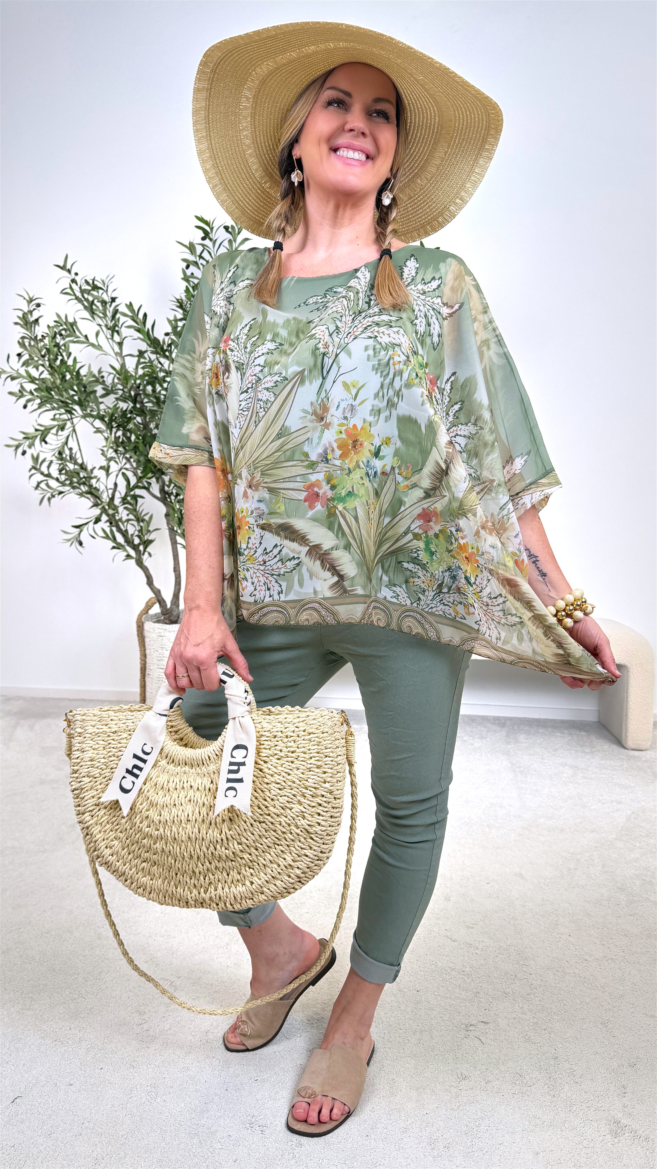 Blusenshirt Serenity *Khaki*