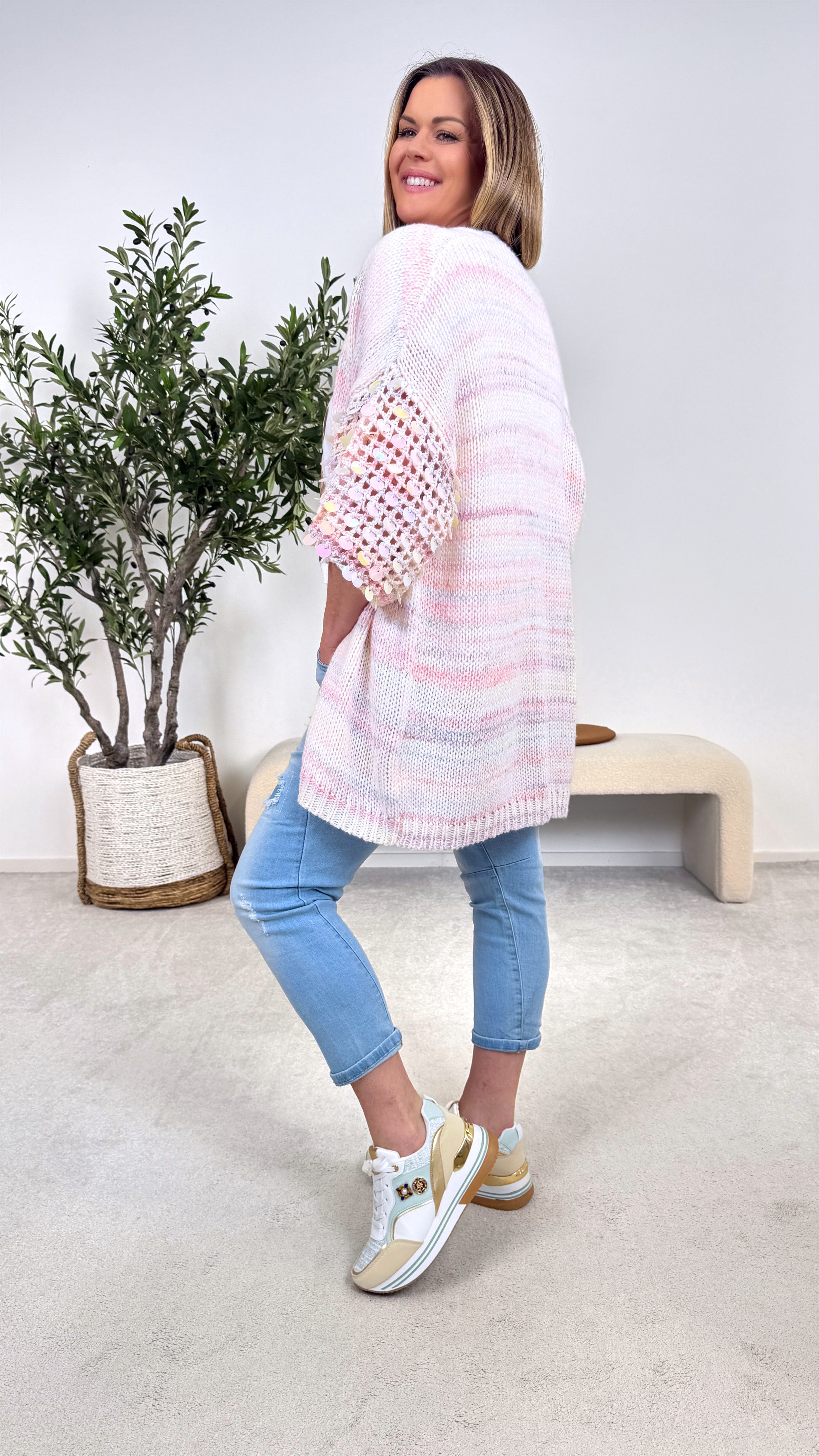 Strickjacke Malibu Glow *Rosa*