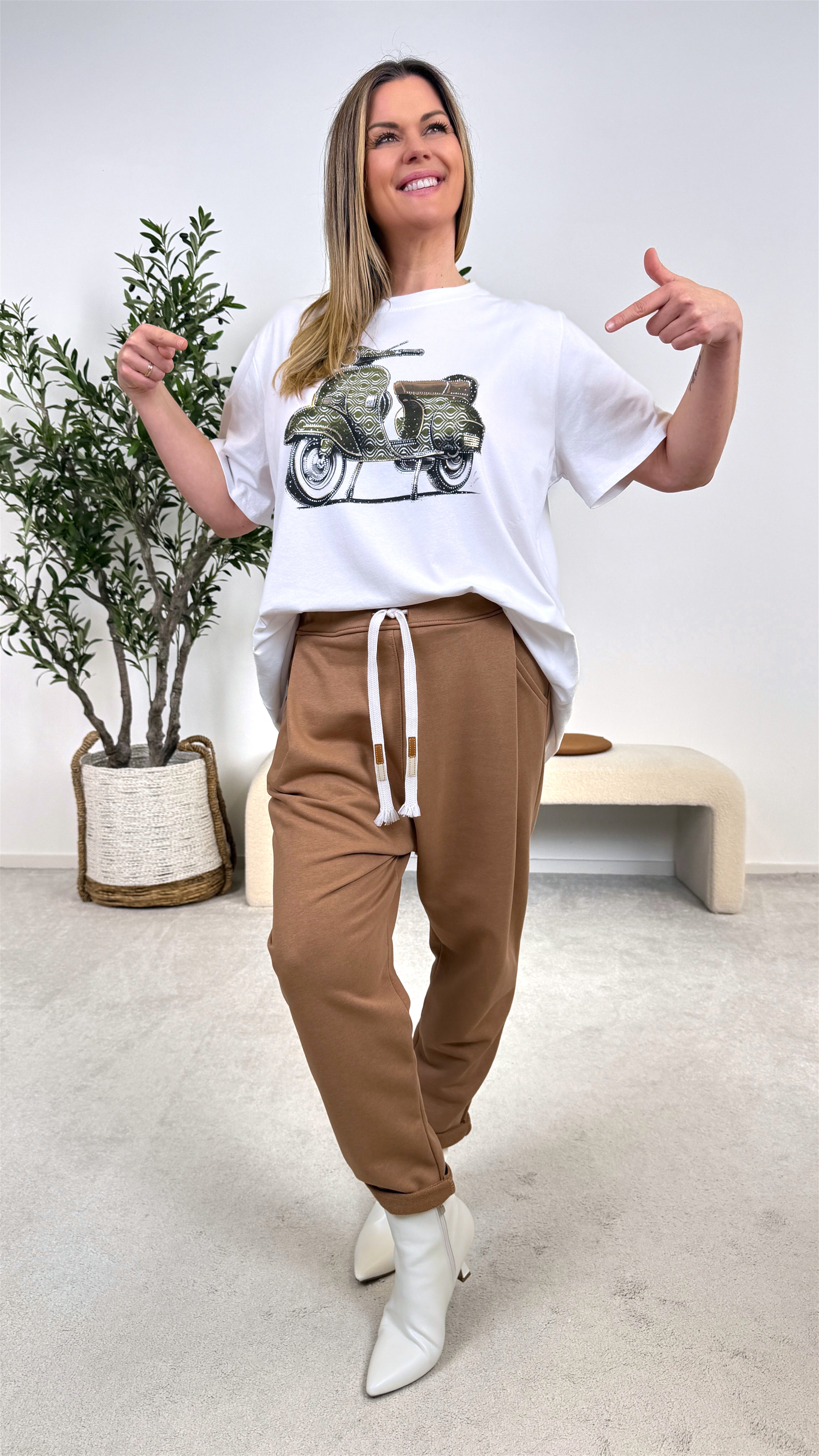 T-Shirt Olive Vespa *Big Size*