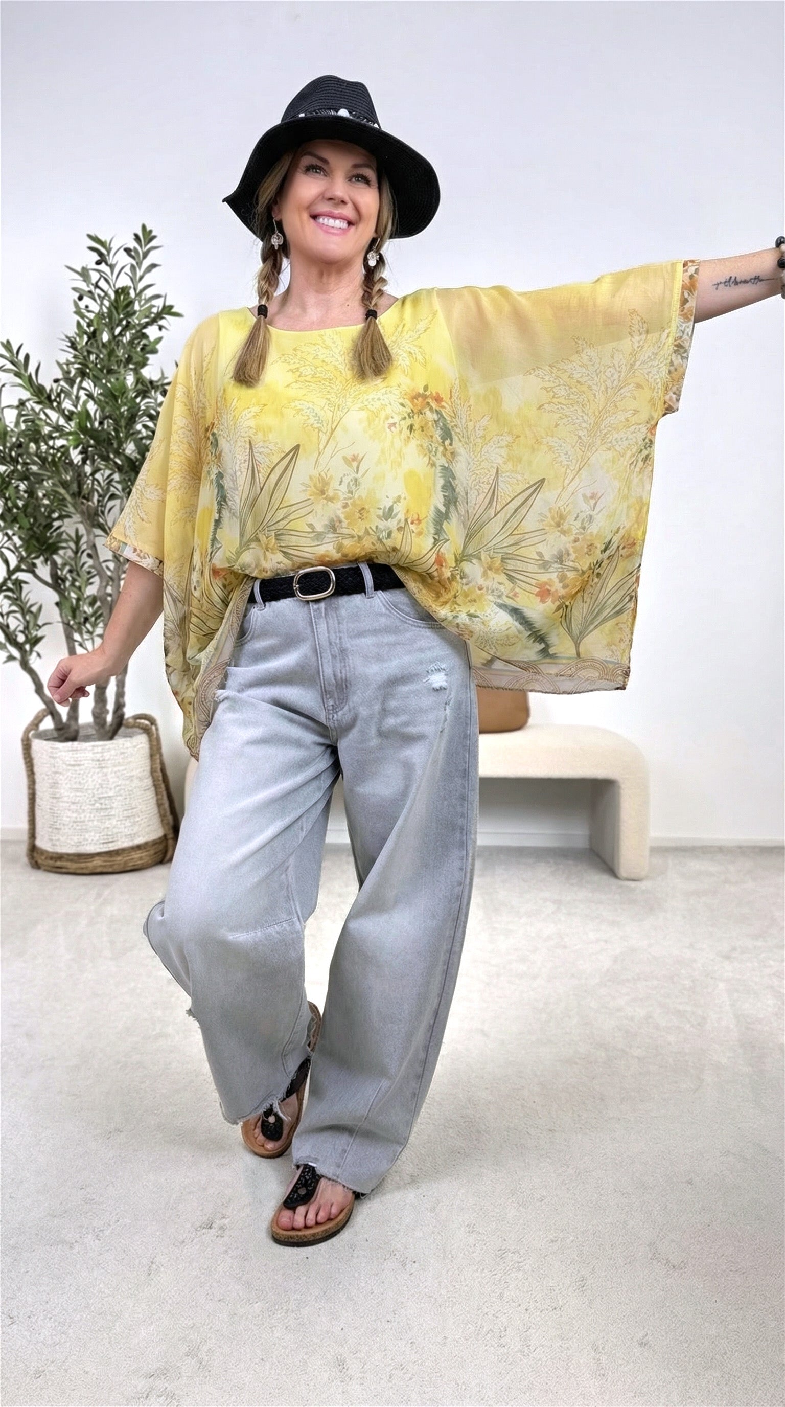 Blusenshirt Serenity *Gelb*