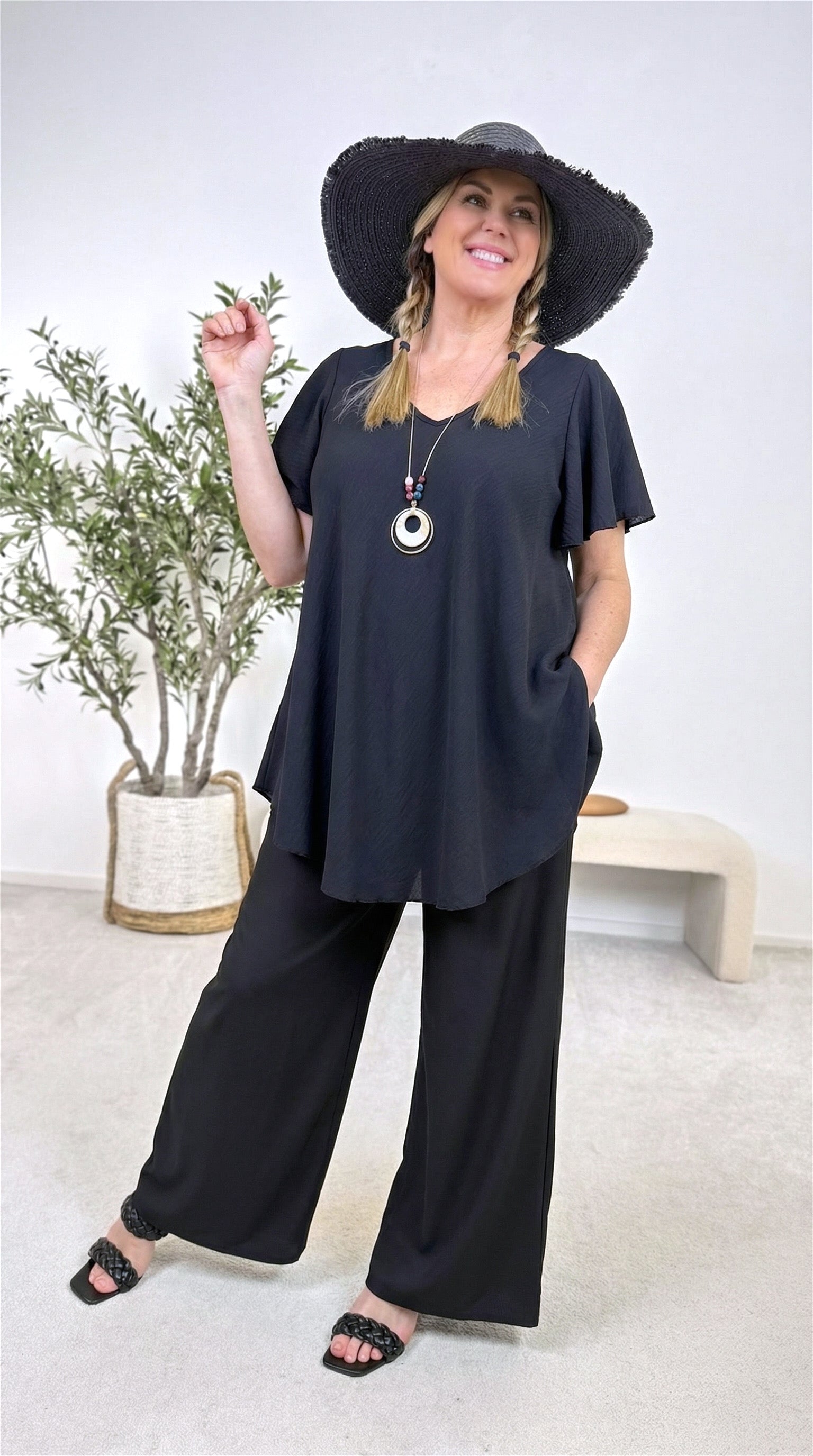 Blusenshirt Amalfi Mood *Schwarz*