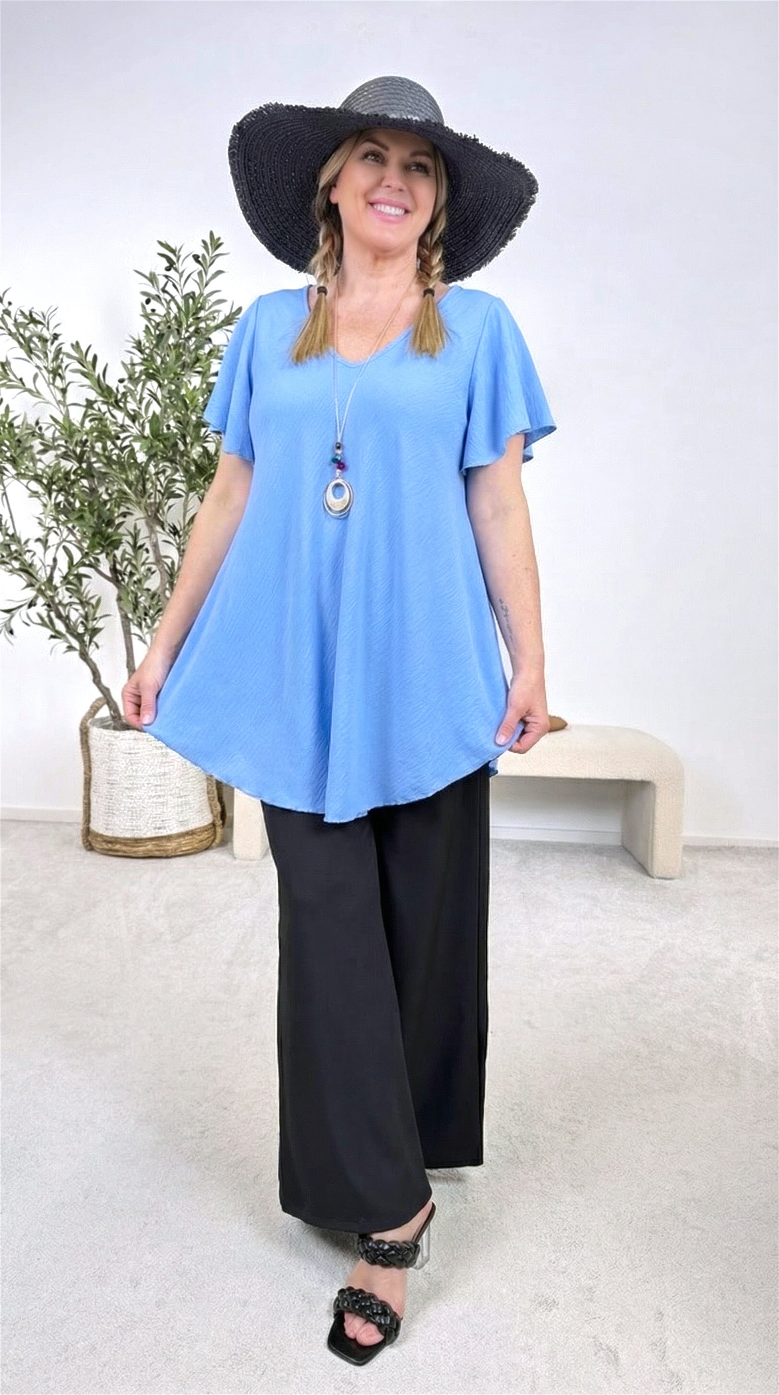 Blusenshirt Amalfi Mood *Hellblau*