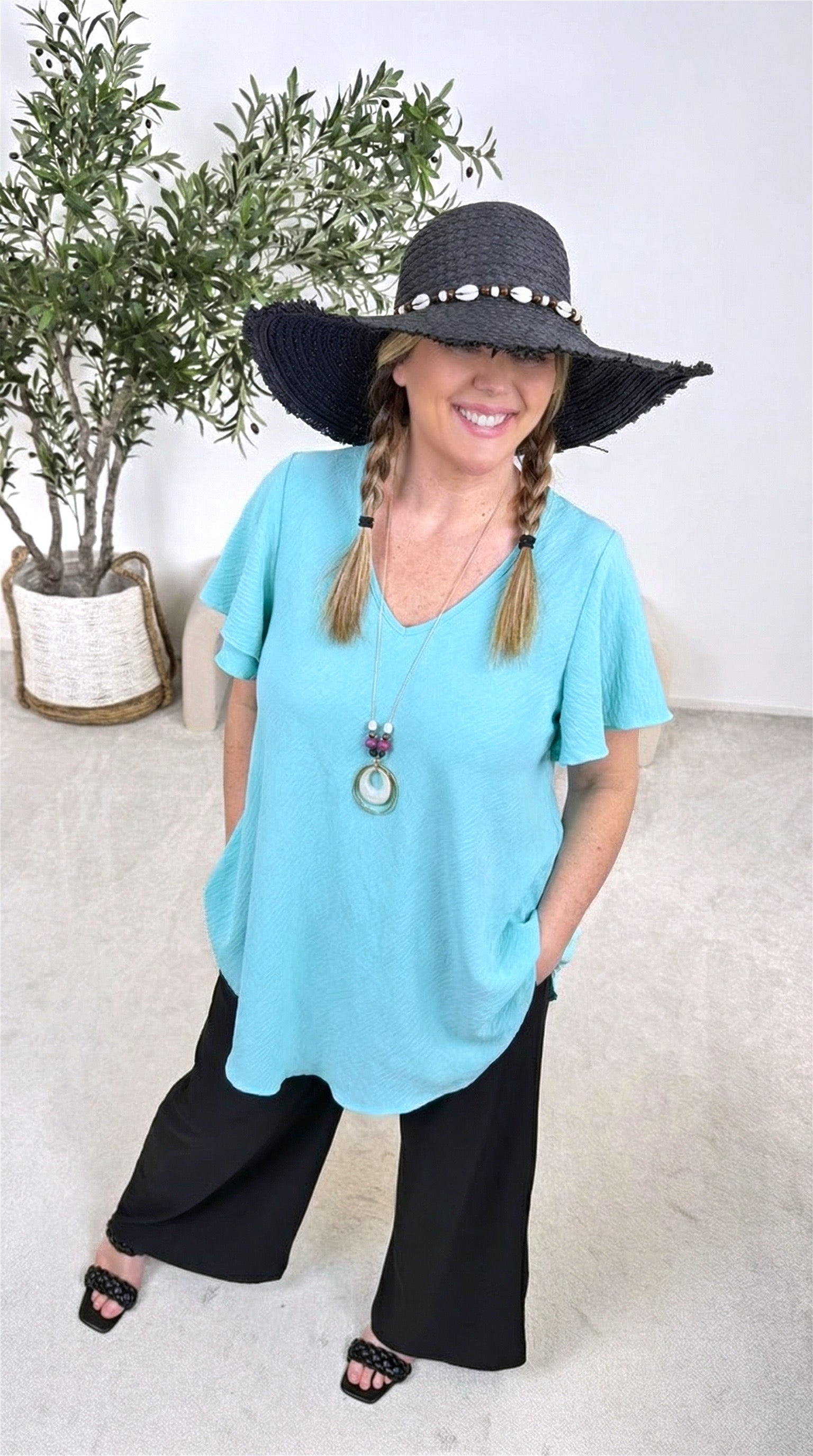 Blusenshirt Amalfi Mood *Türkis*