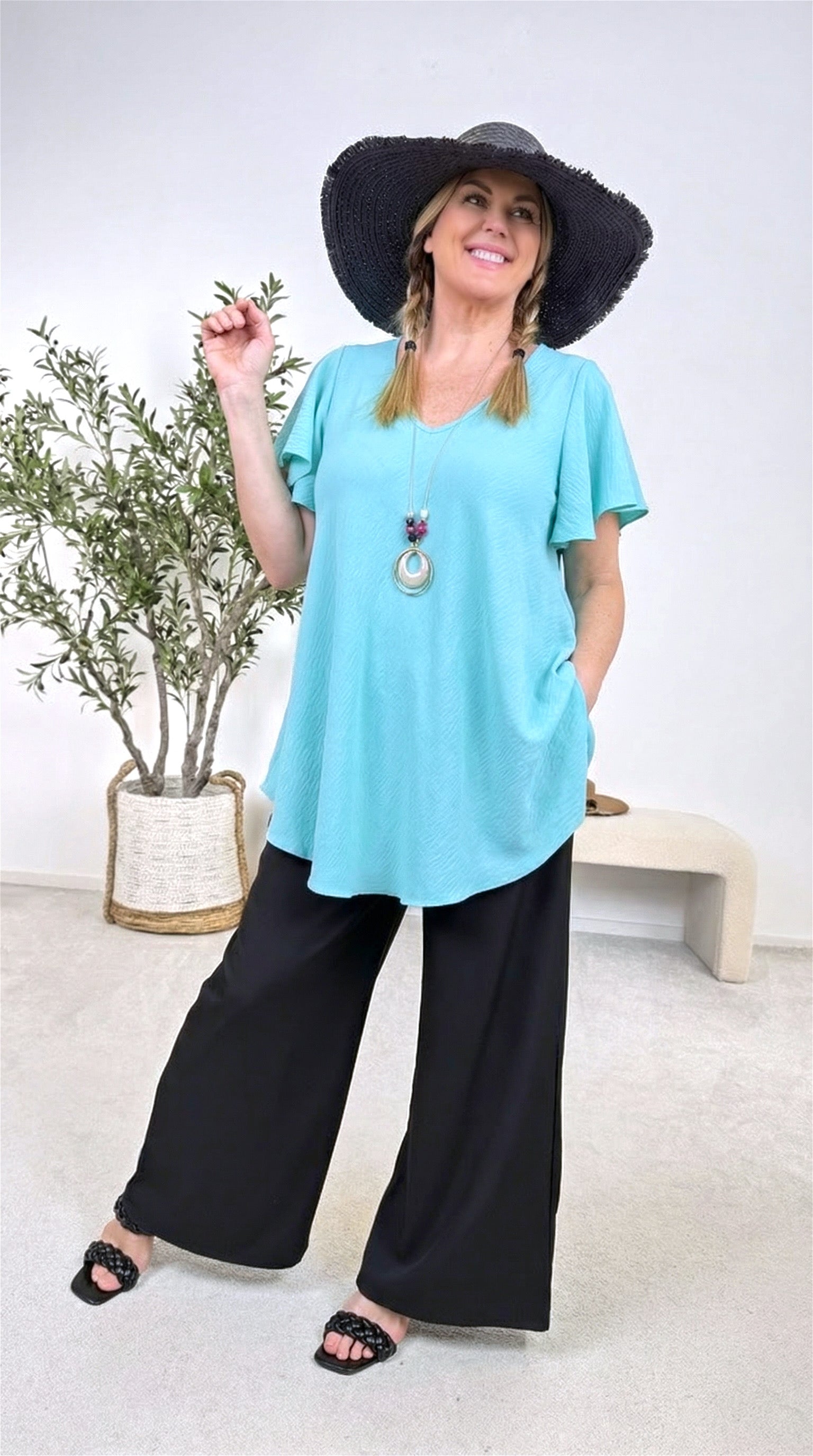 Blusenshirt Amalfi Mood *Türkis*