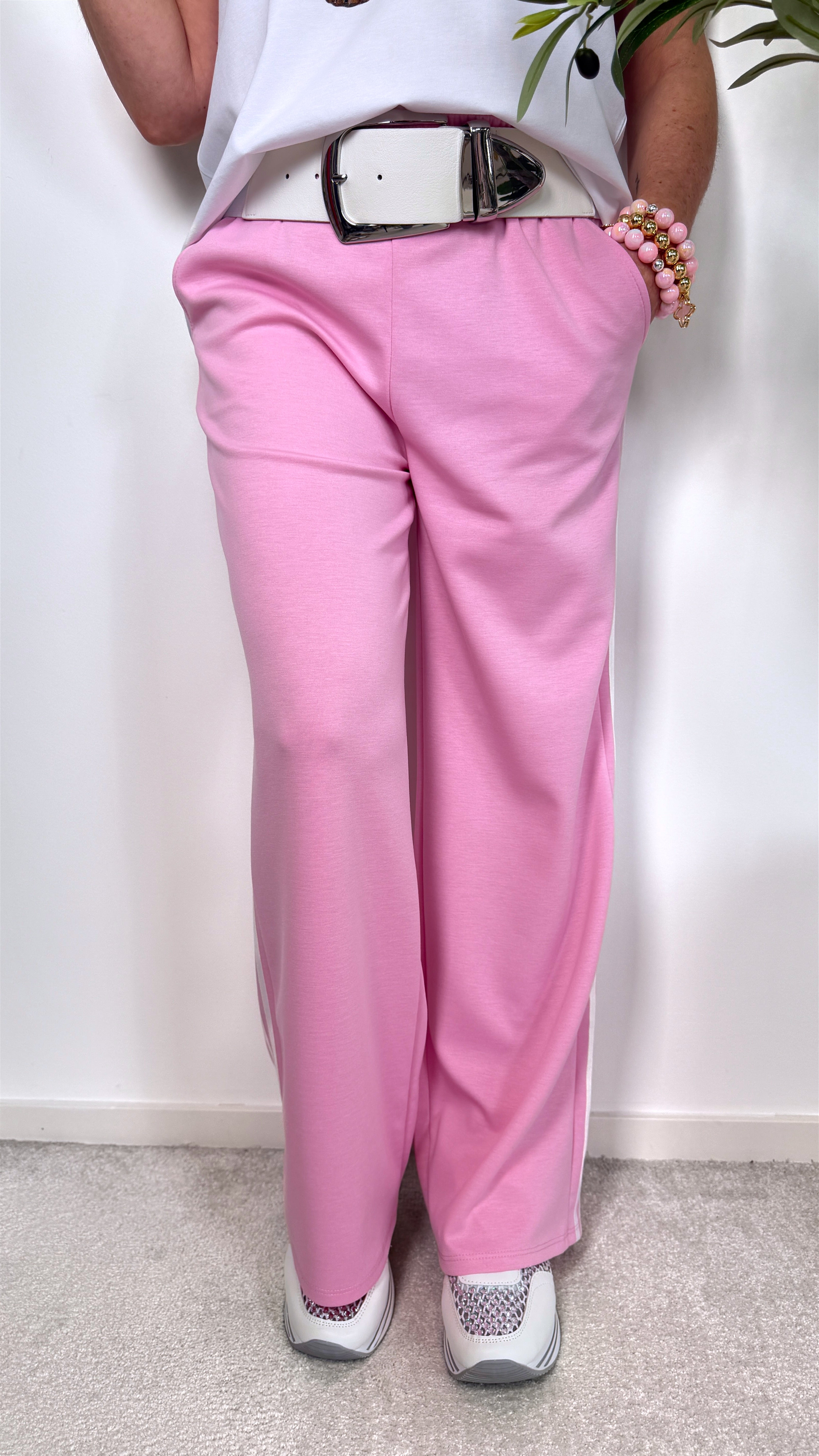 Sweathose Miami Energy *Rosa/Weiß*