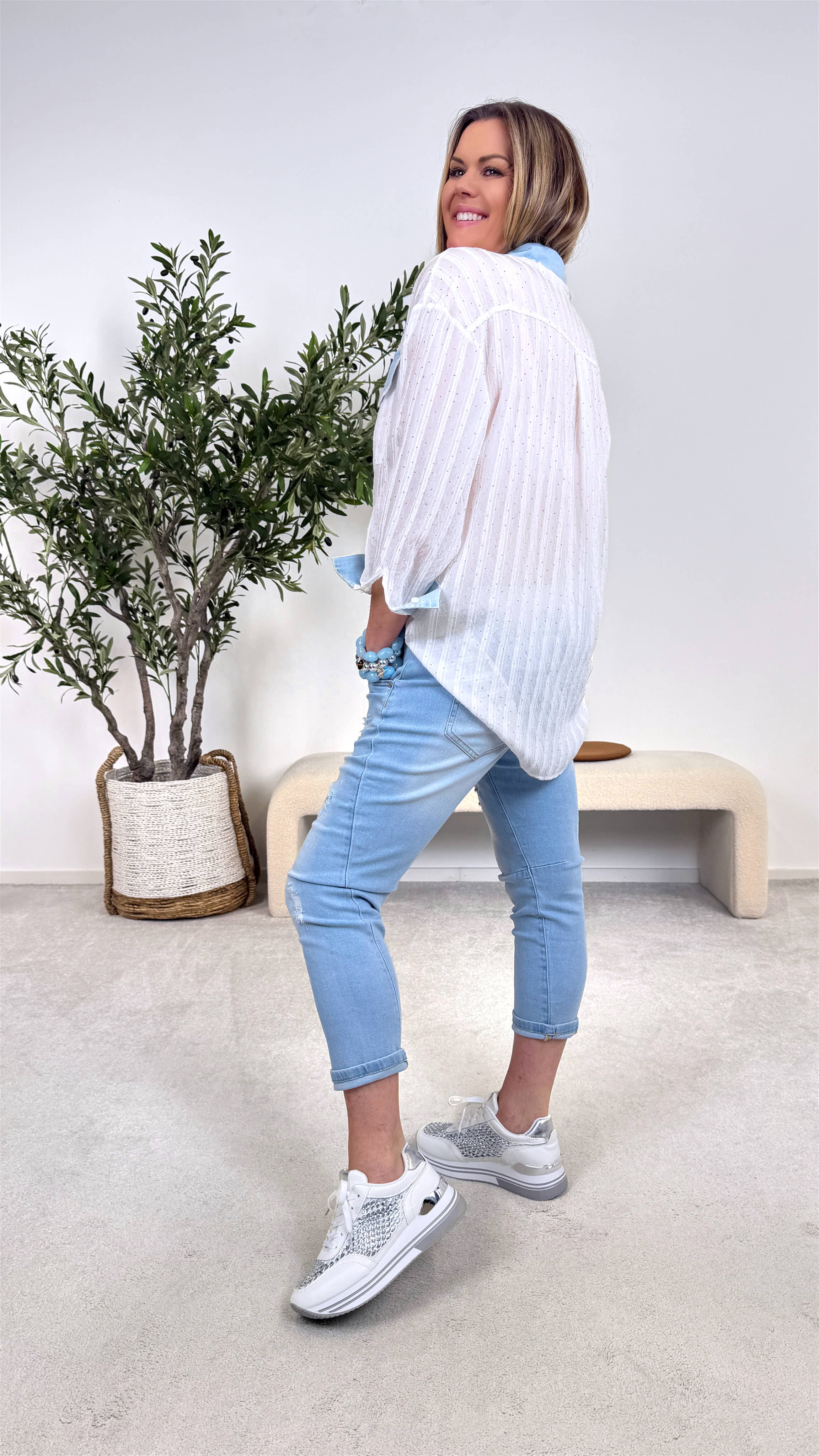 Bluse Saint Lumiére