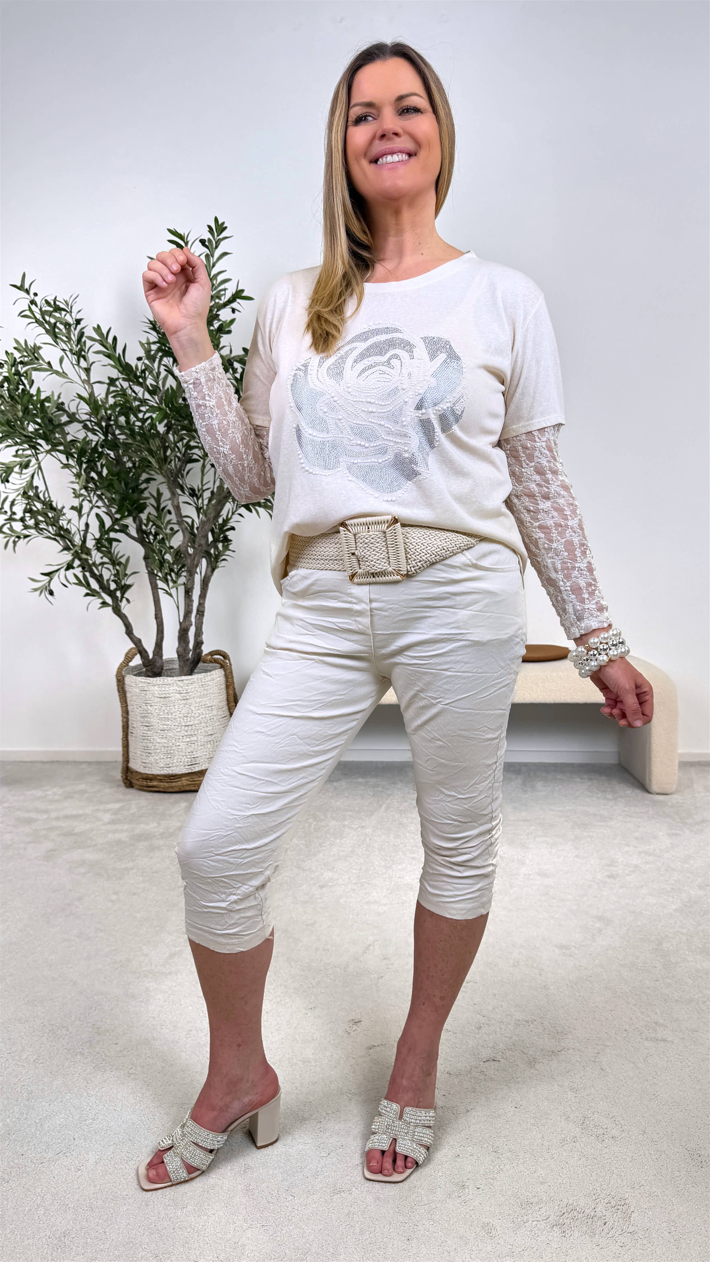 Capri Hose Summer Comfort *Creme*