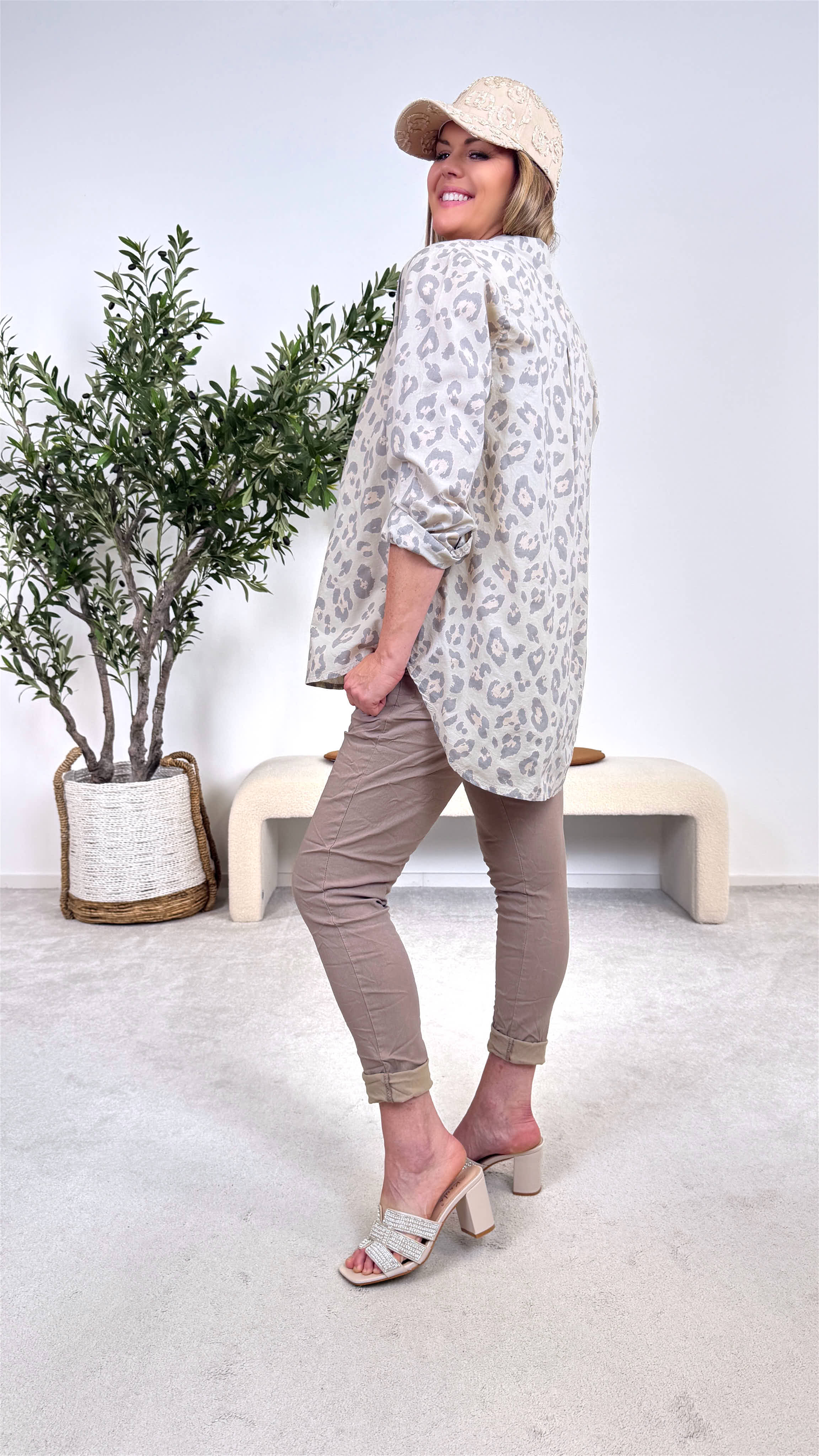 Bluse Jungle Style *Beige*