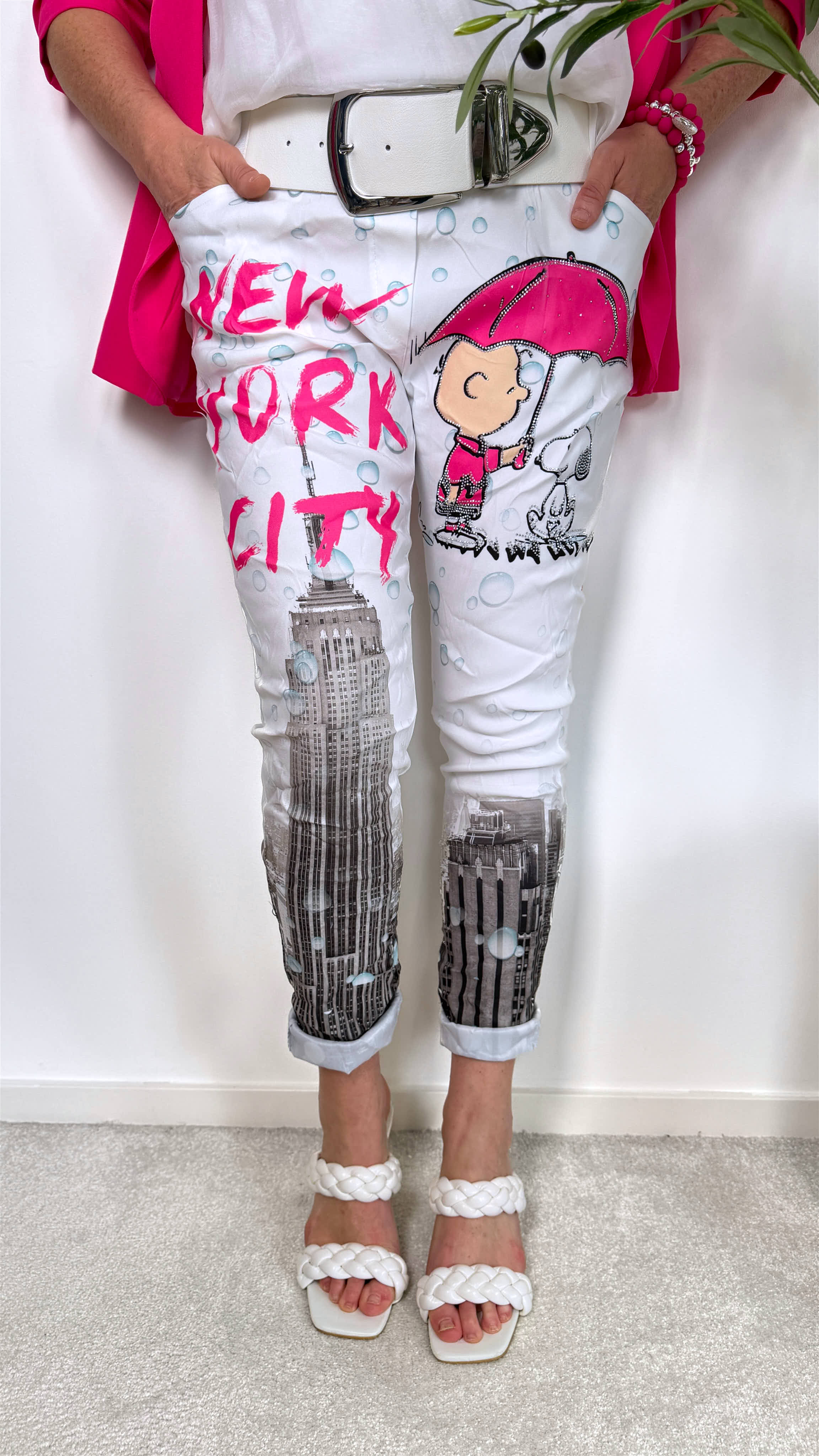 Jogpants Colored Umbrella *Pink*