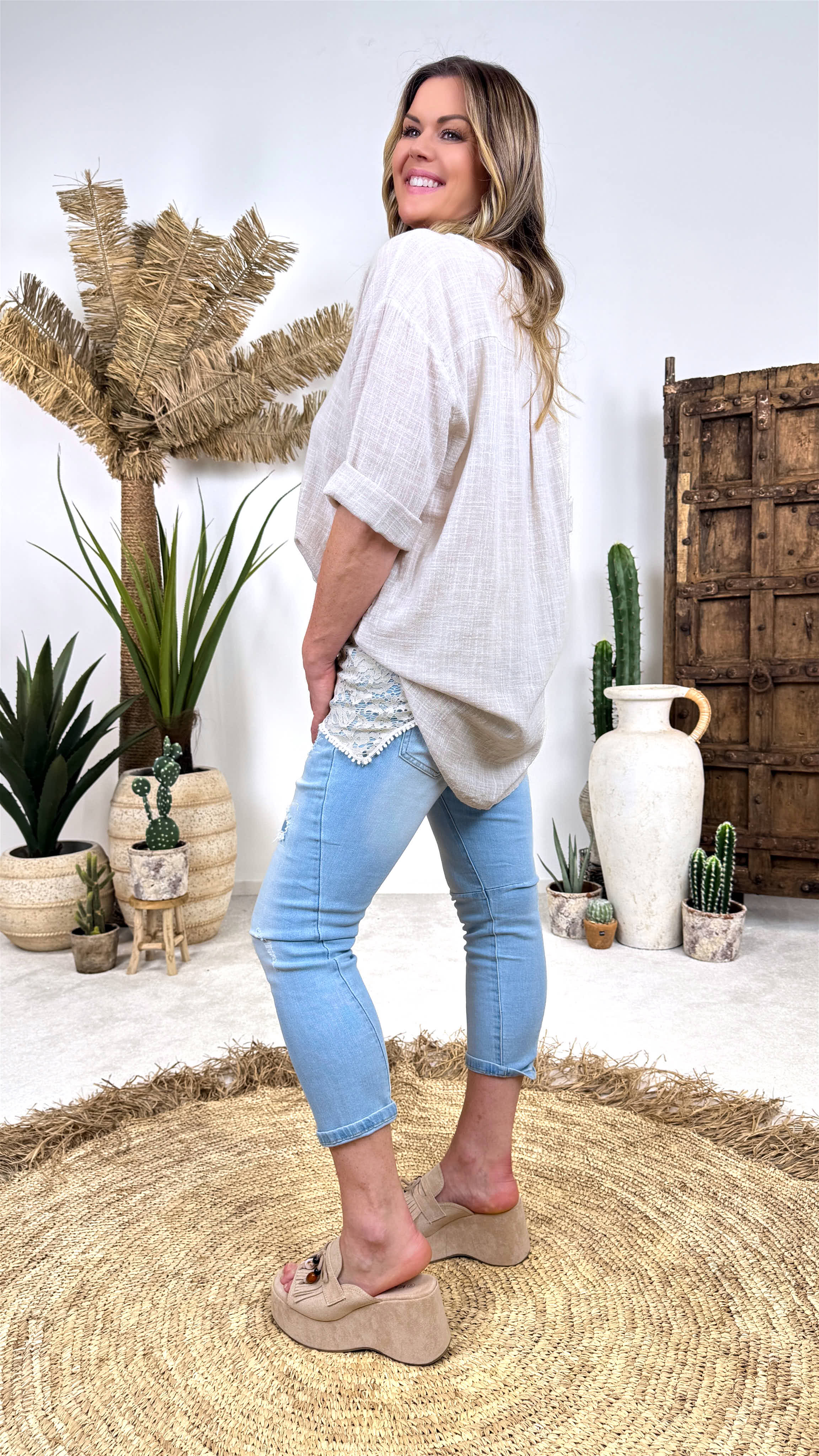 Bluse Wild Serenity *Beige*