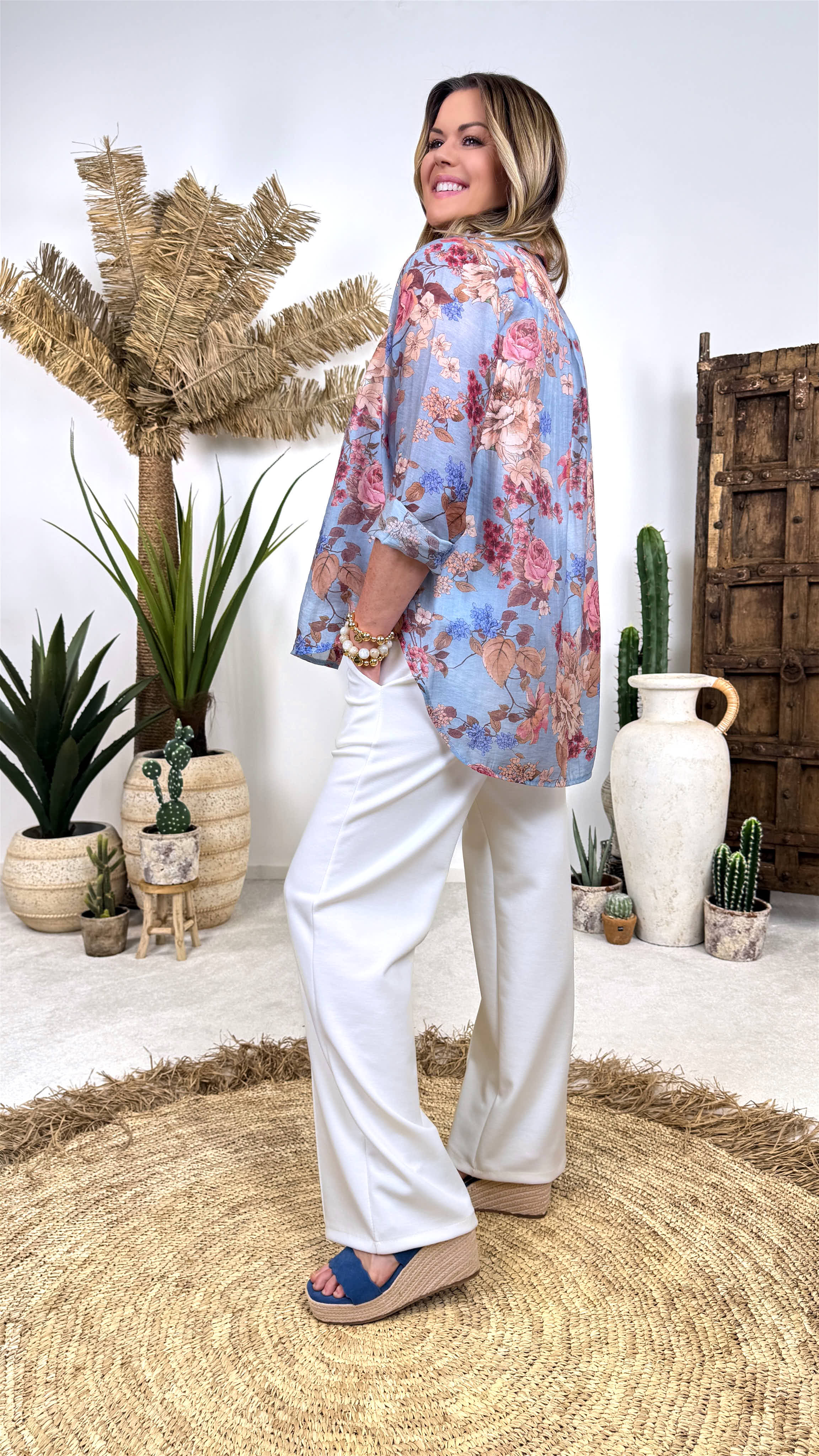 Bluse Garden Beauty