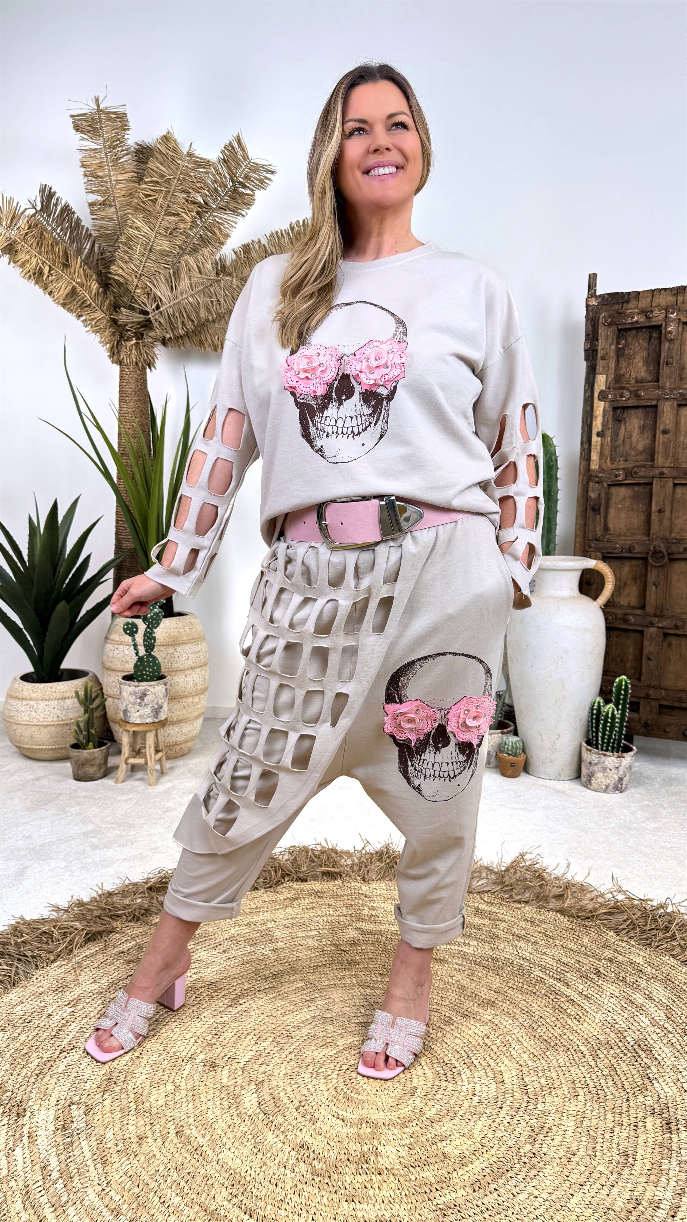 Baggy Hose Sunshine Rebel *Beige*