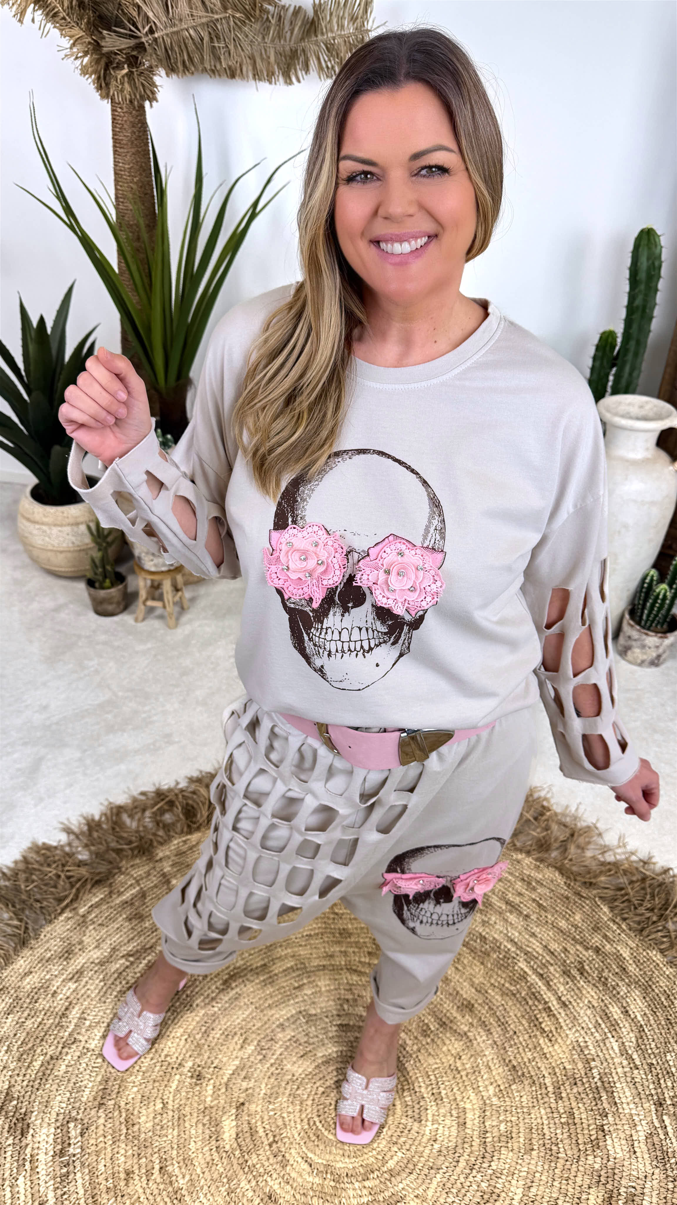 Sweatshirt Sunshine Rebel *Beige*