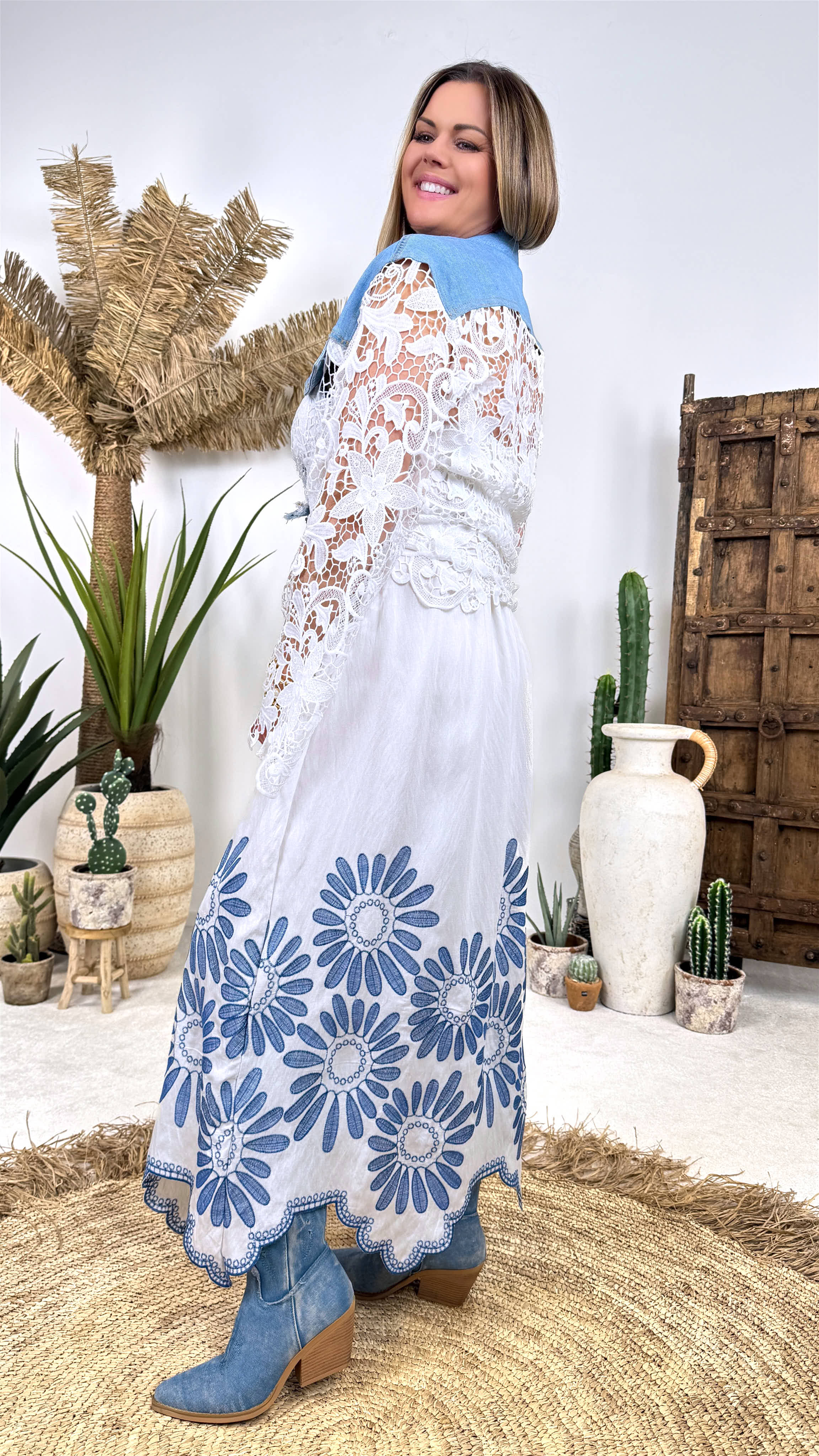 Langes Sommerkleid Mediterranean Soul