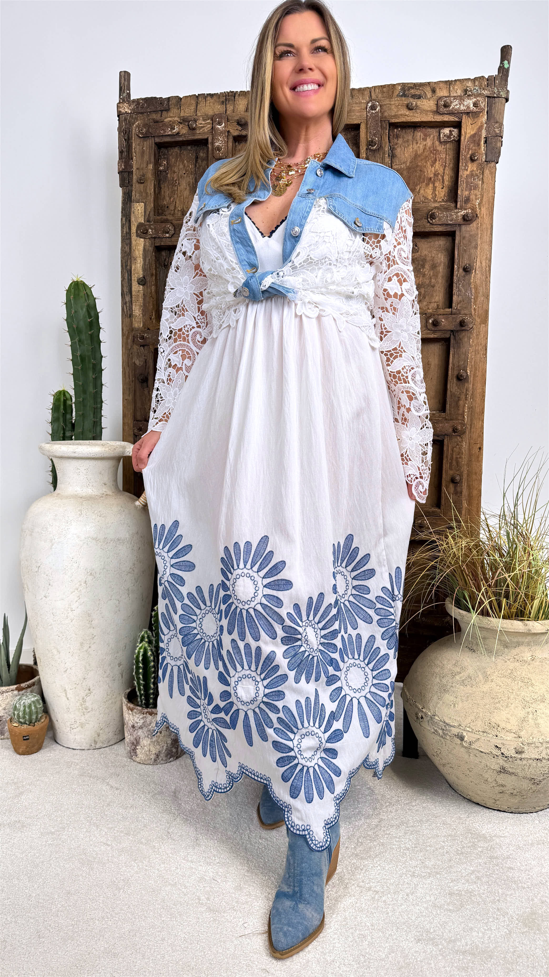 Langes Sommerkleid Mediterranean Soul