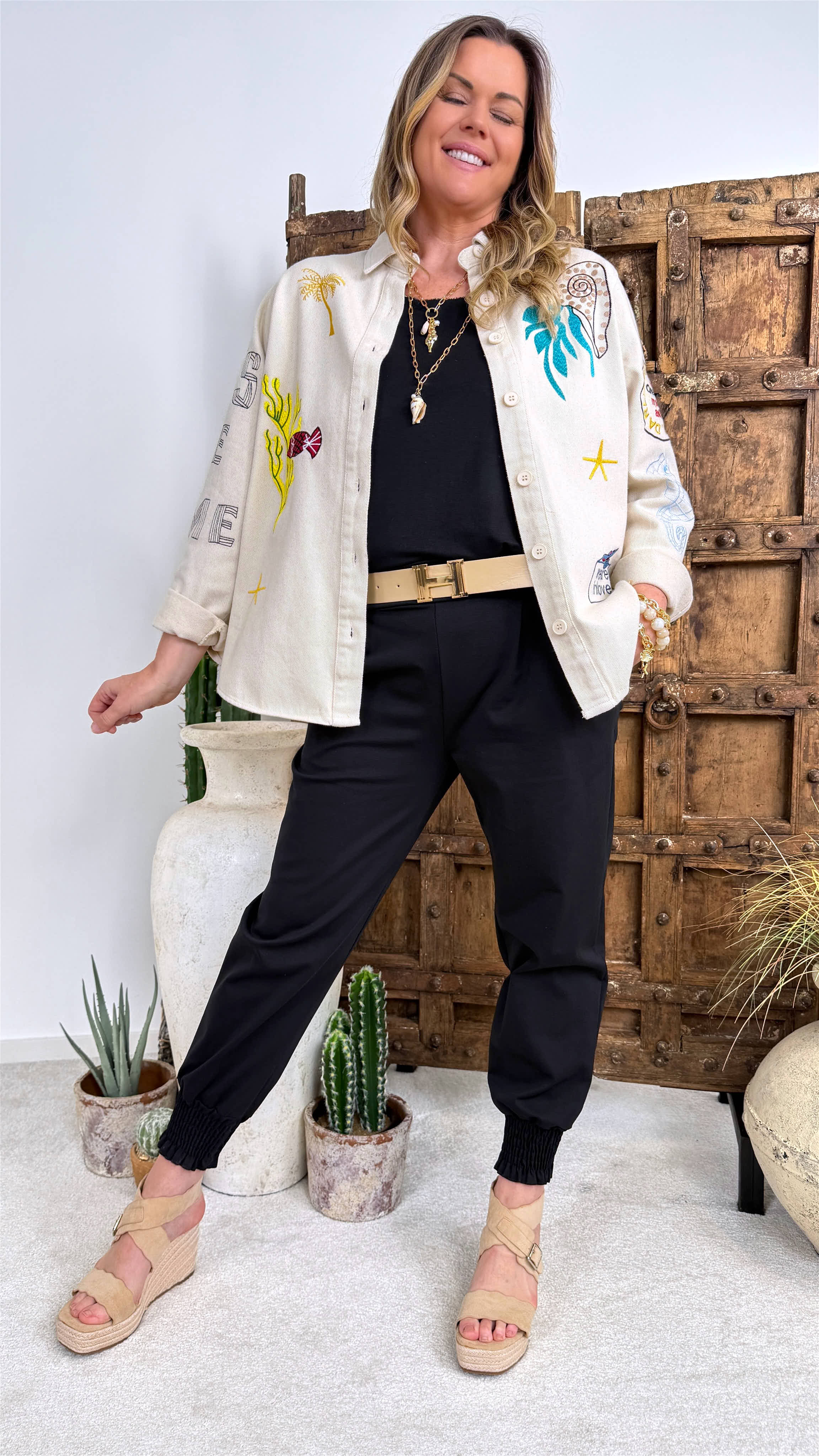 Hose Monaco Chic *Schwarz*