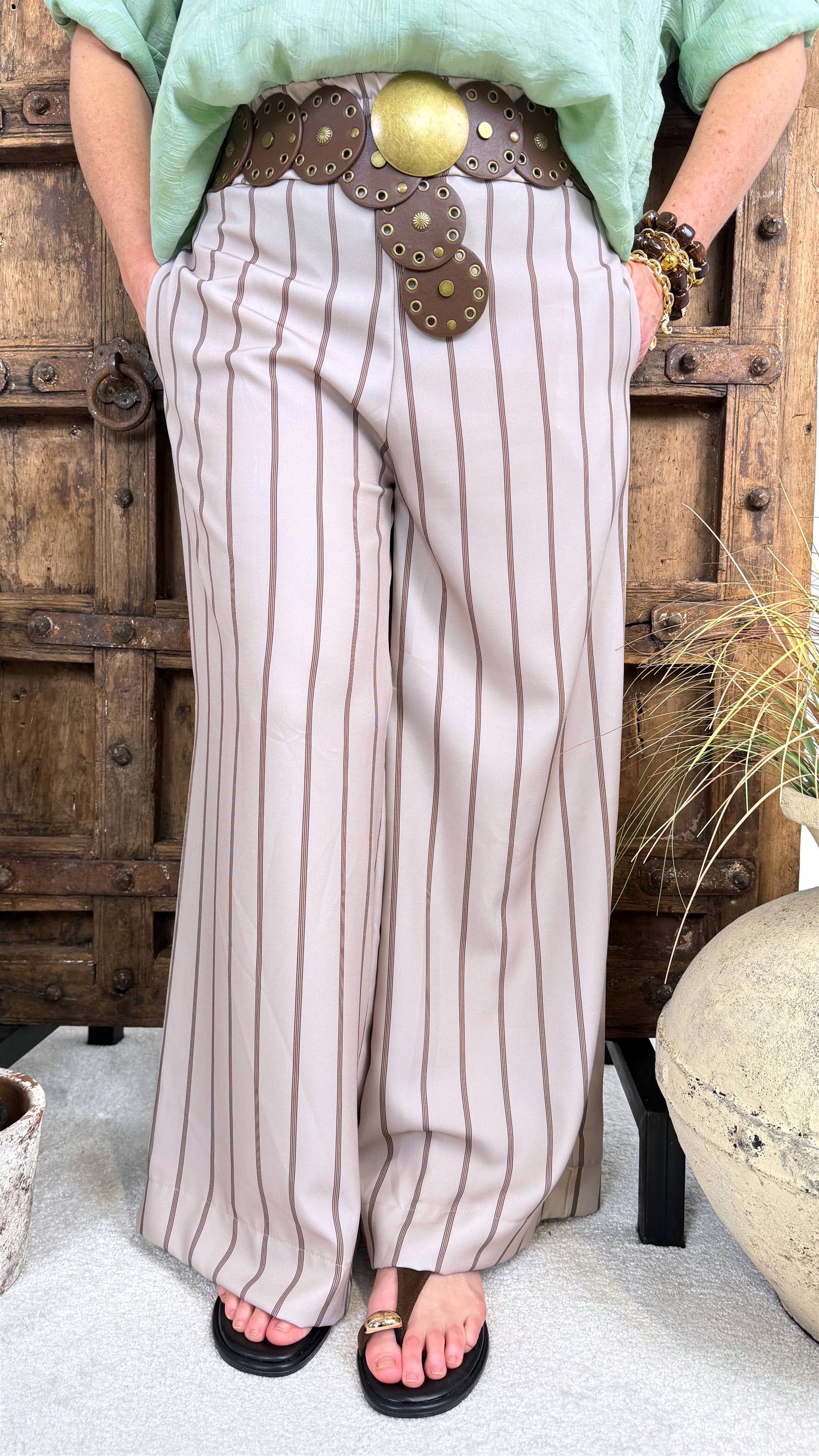 Weite Hose Clean Comfort *Beige*