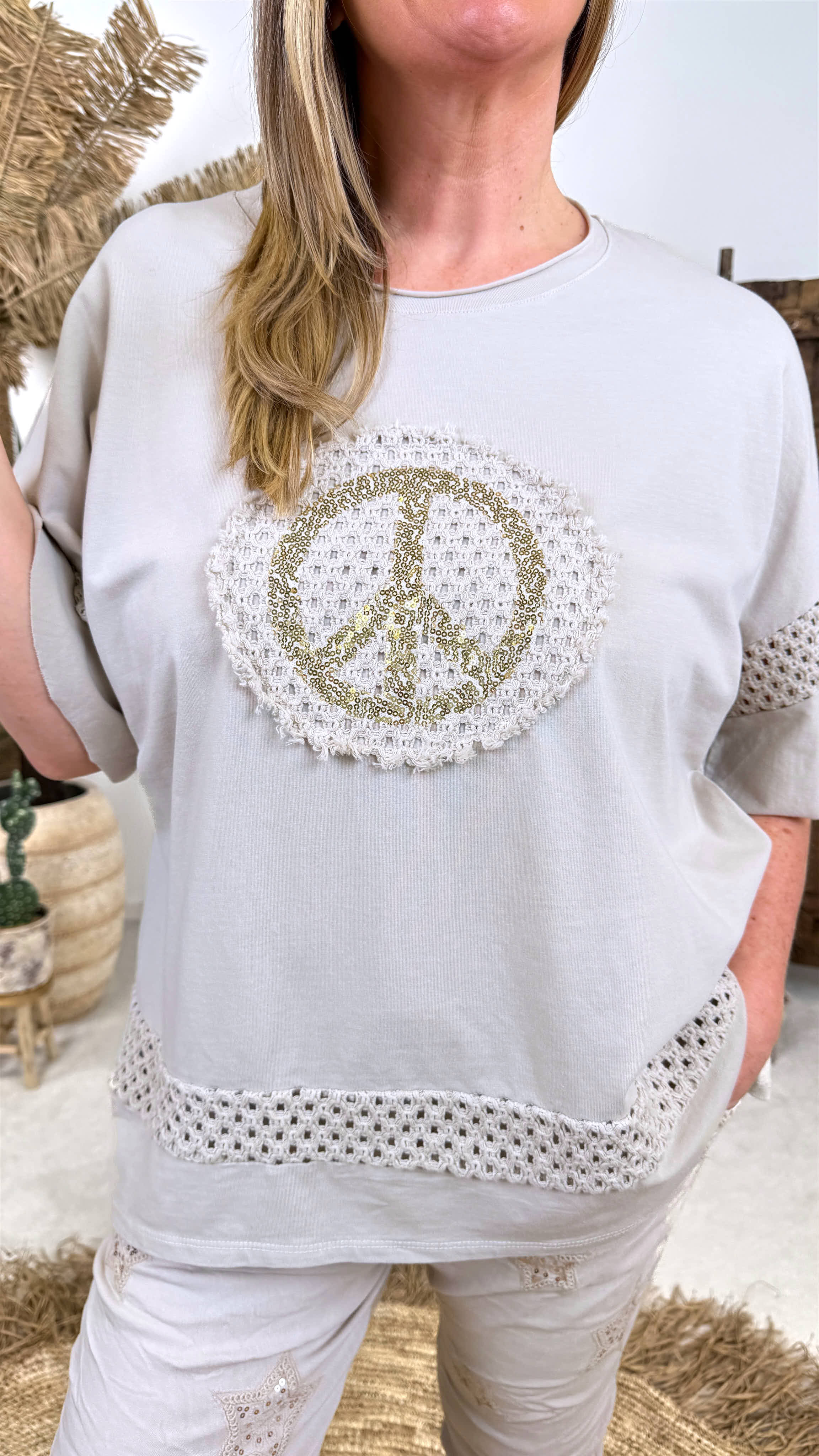 T-Shirt Peaceful *Beige*