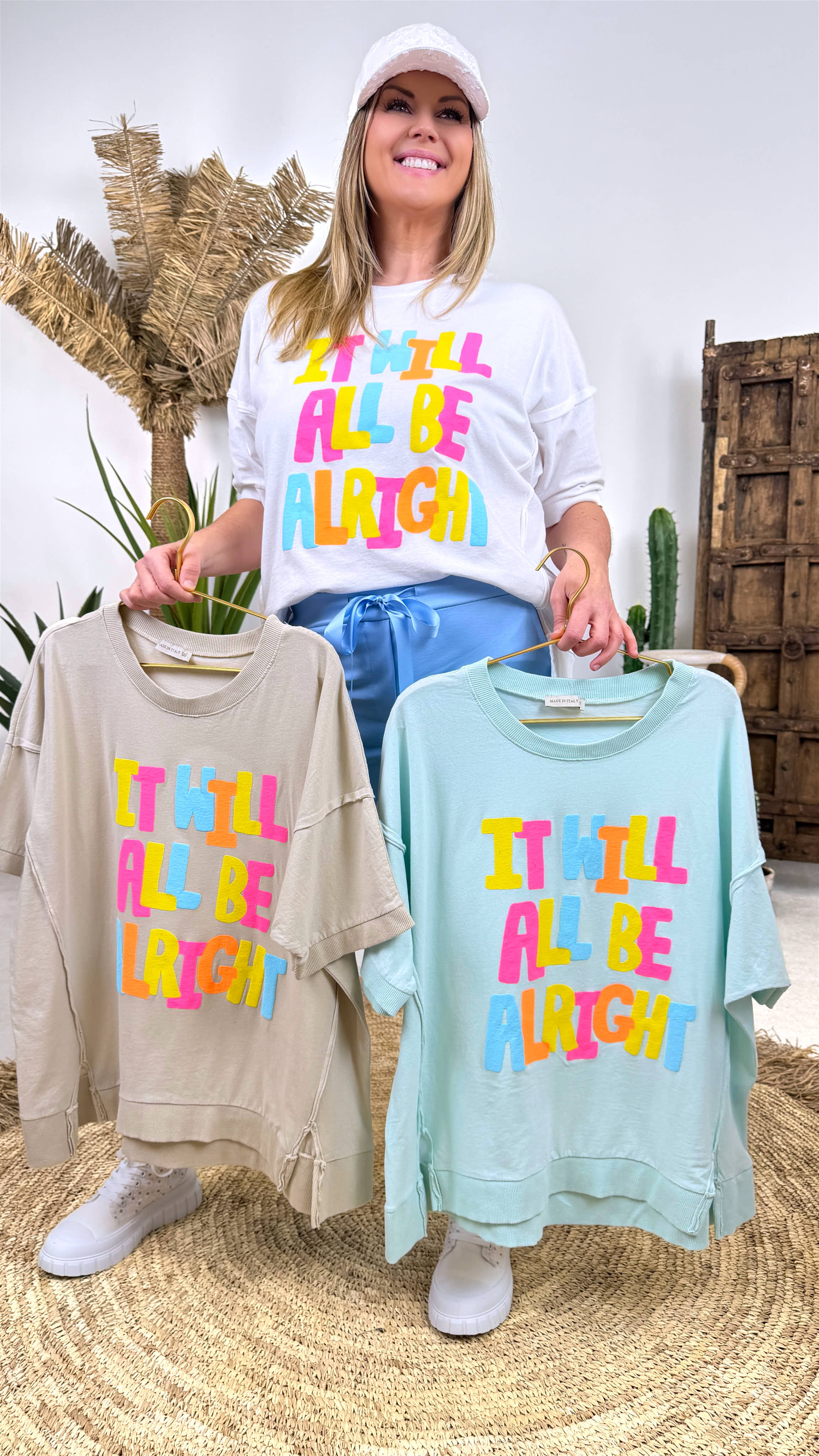T-Shirt Alright *Weiß*
