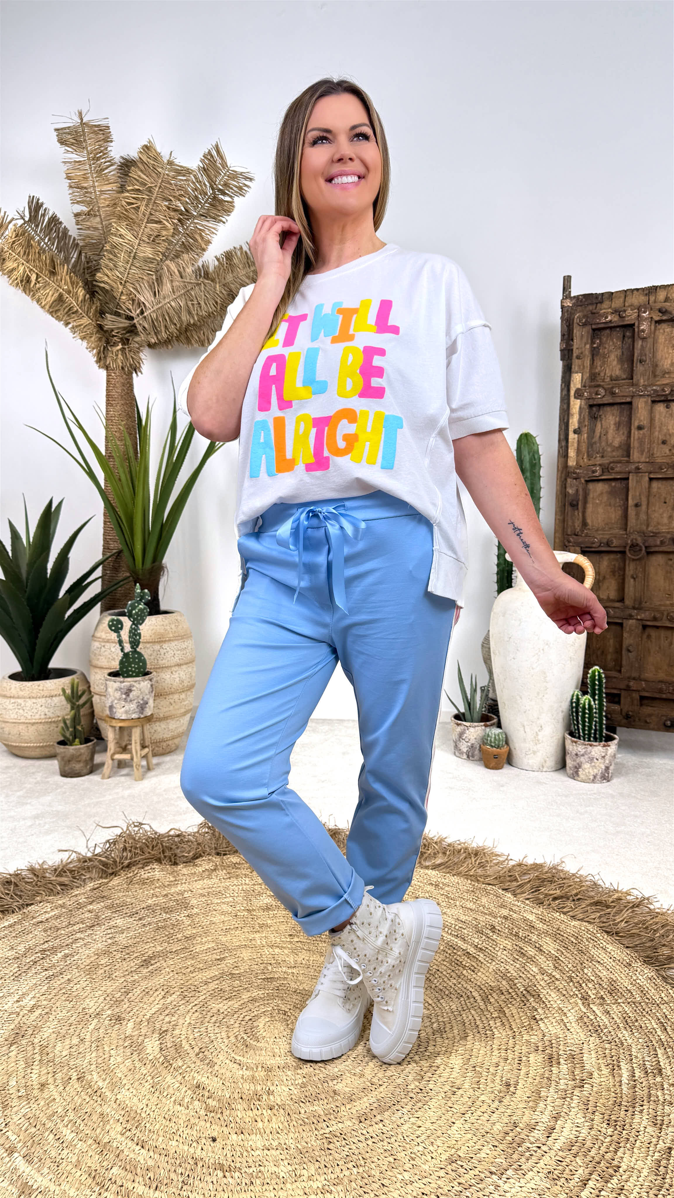 T-Shirt Alright *Weiß*
