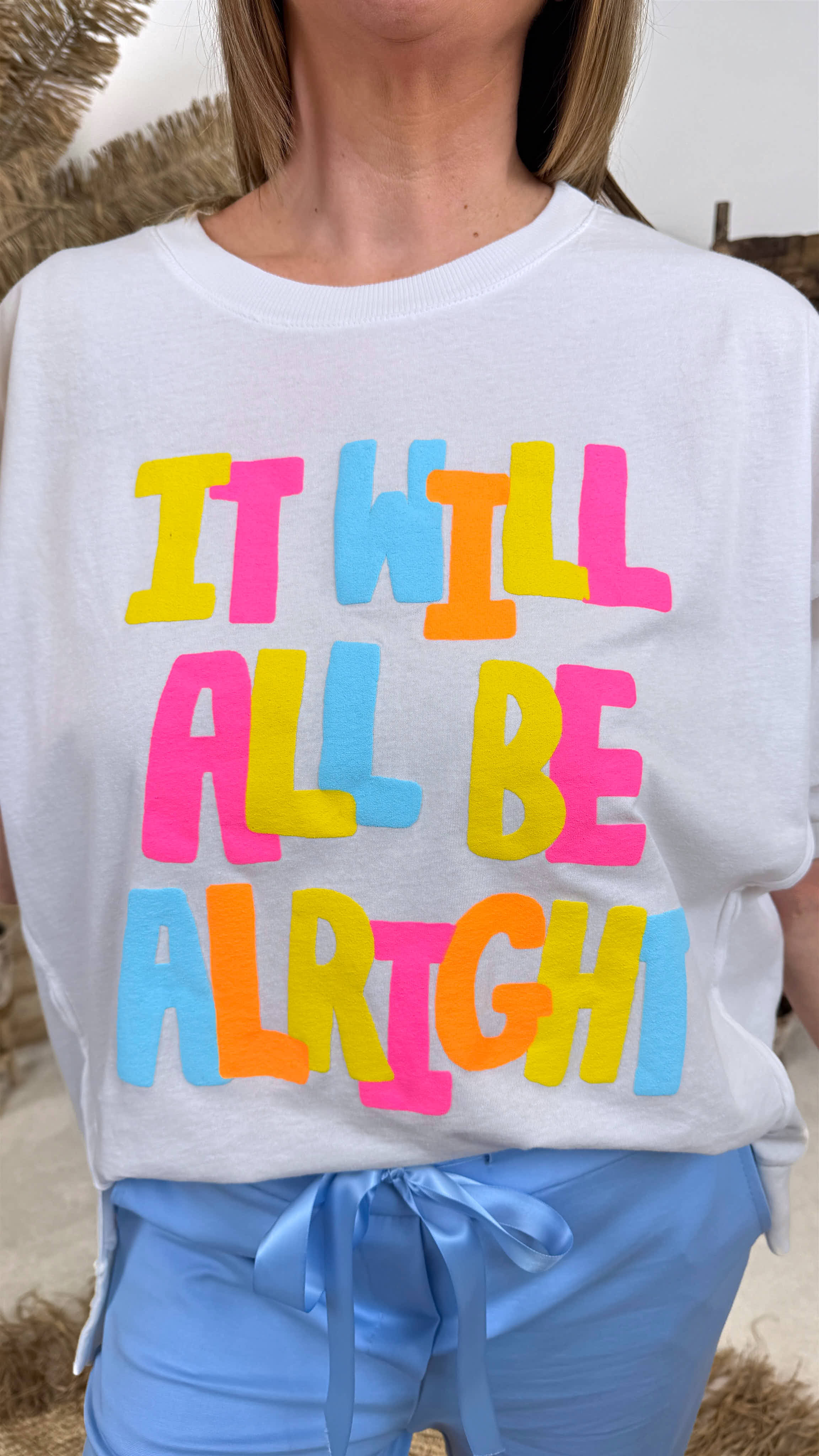 T-Shirt Alright *Weiß*