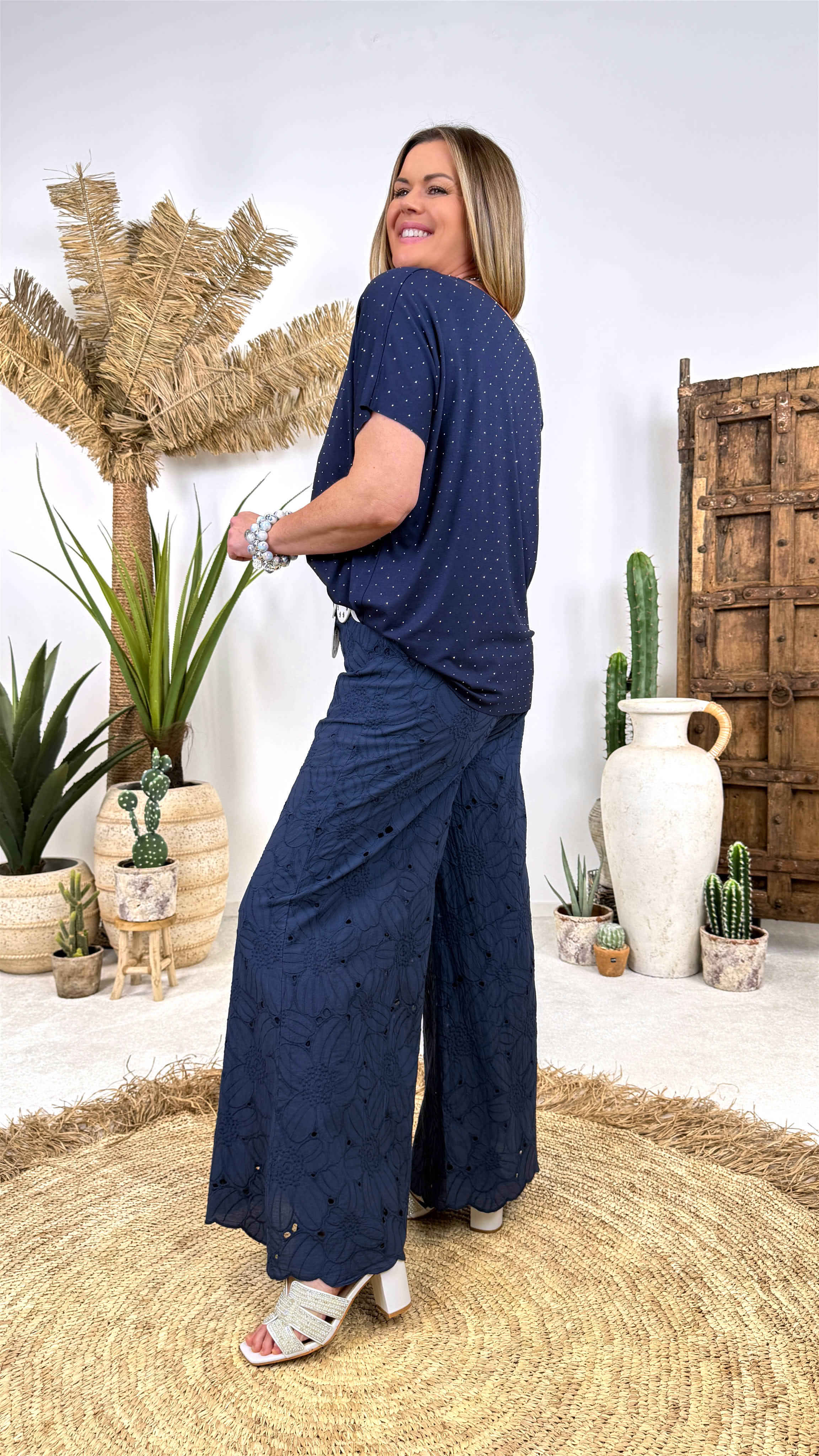 Weite Hose Indigo Blossom *Dunkelblau*