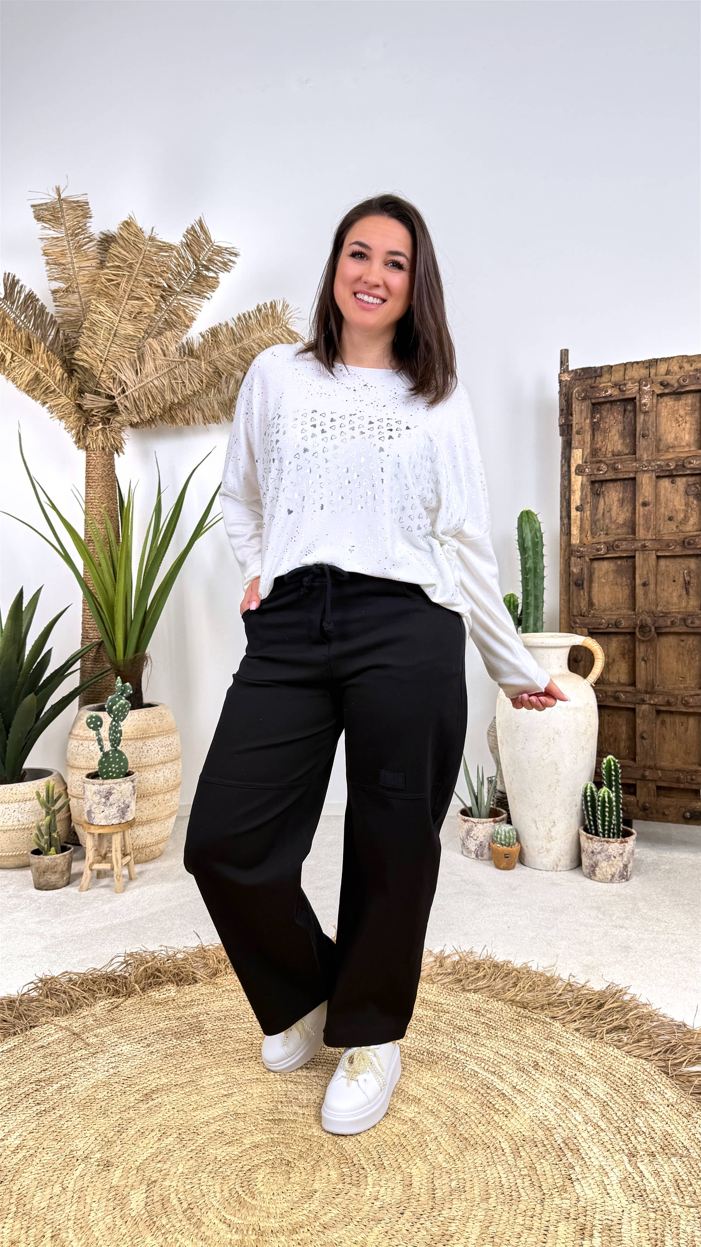 Langarmshirt Heartstorm *Weiß*