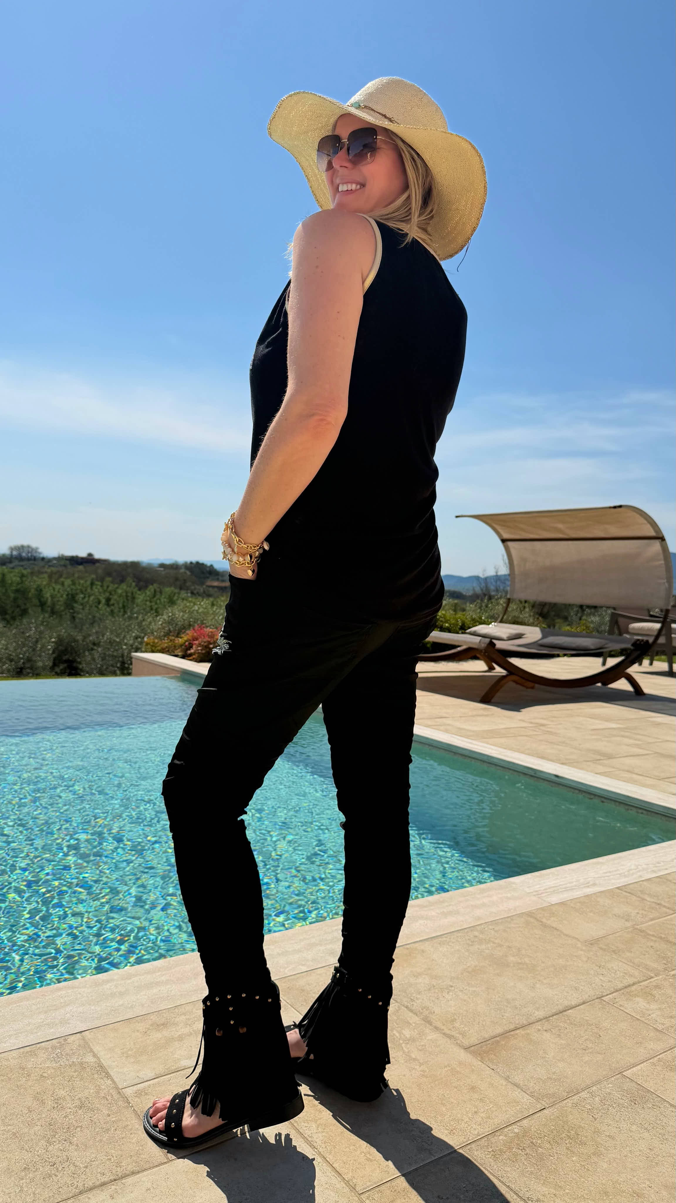 Top Bella Glam *Schwarz*