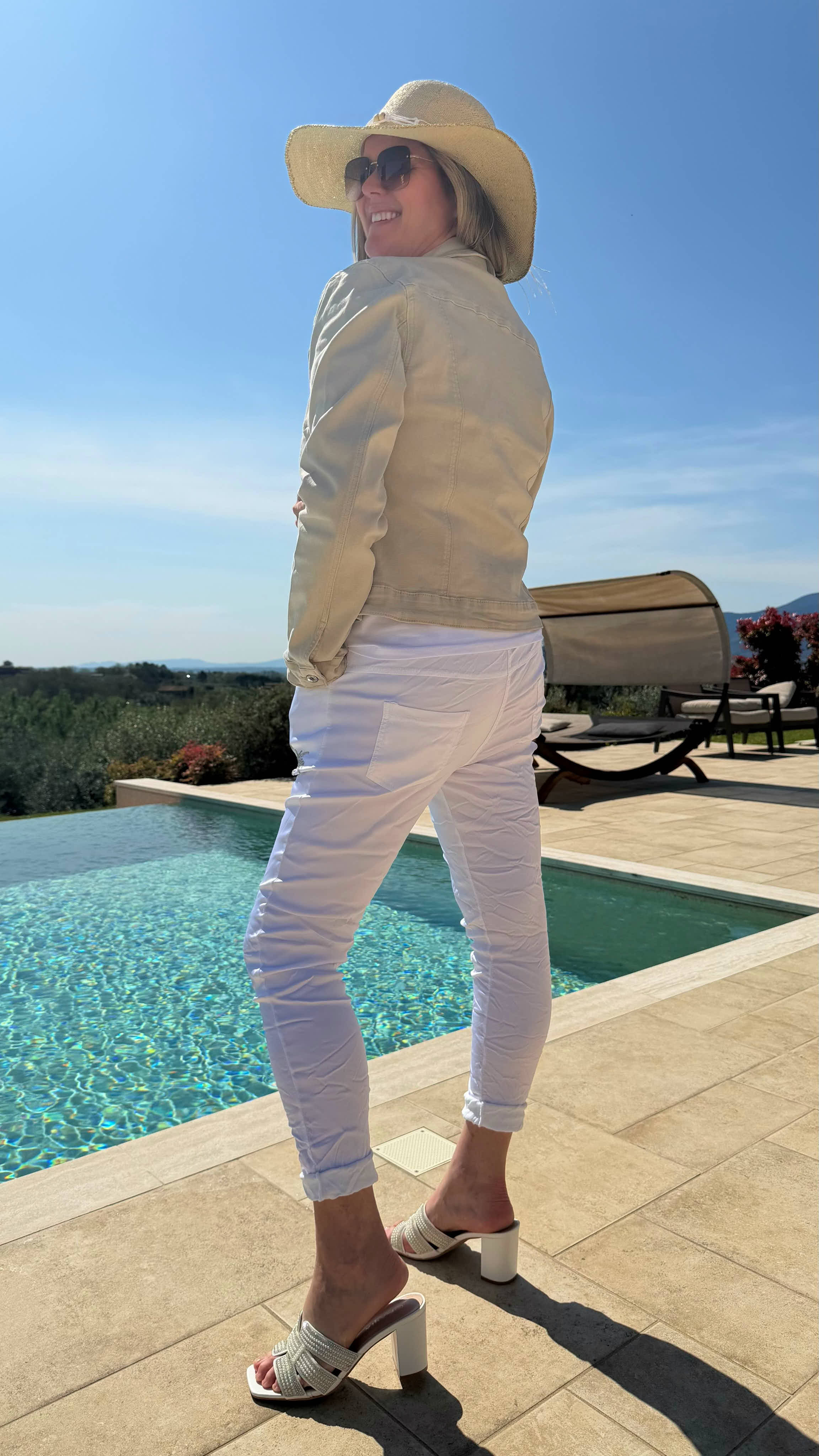 Jeansjacke Soft Sand