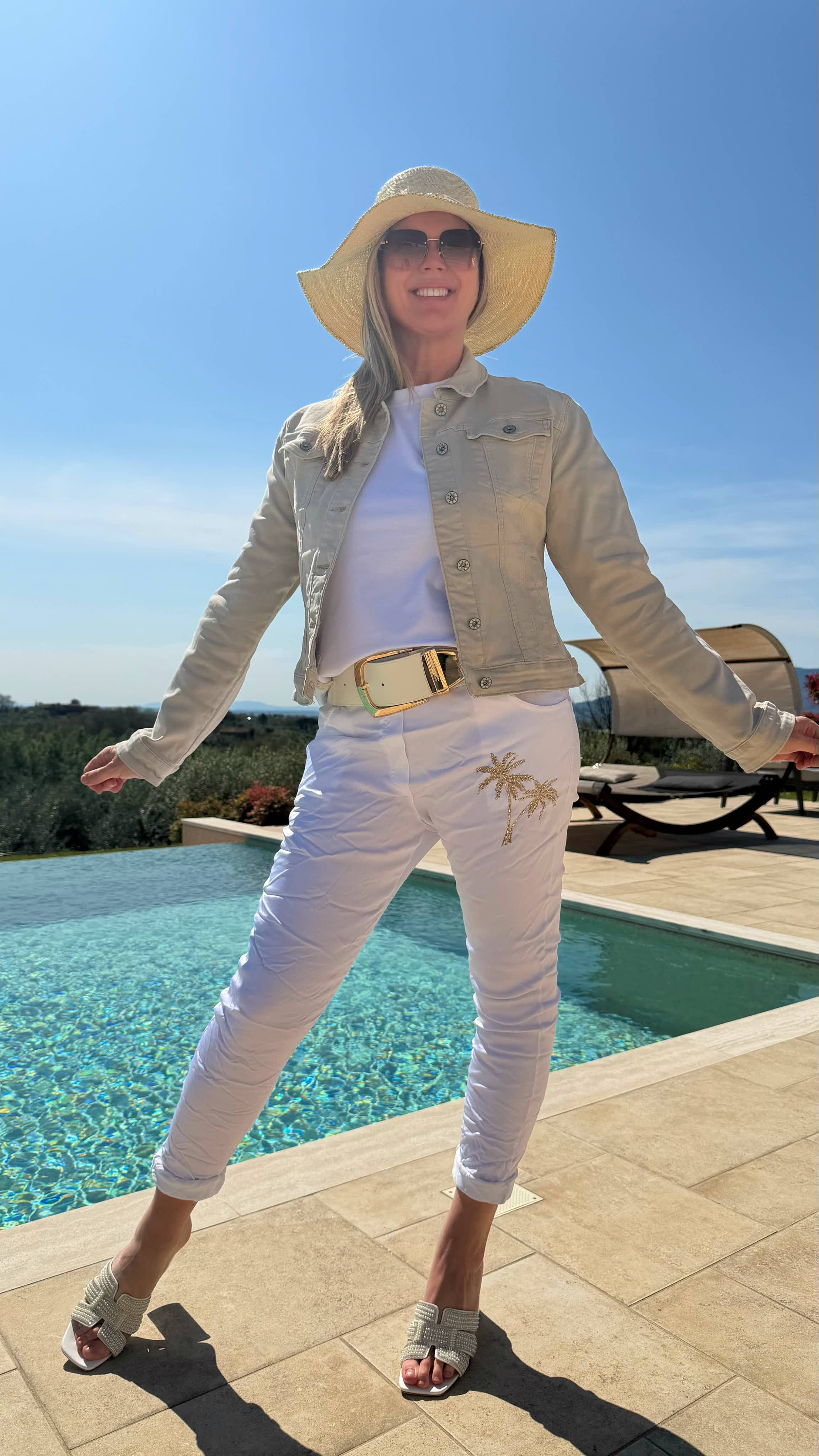 Jeansjacke Soft Sand