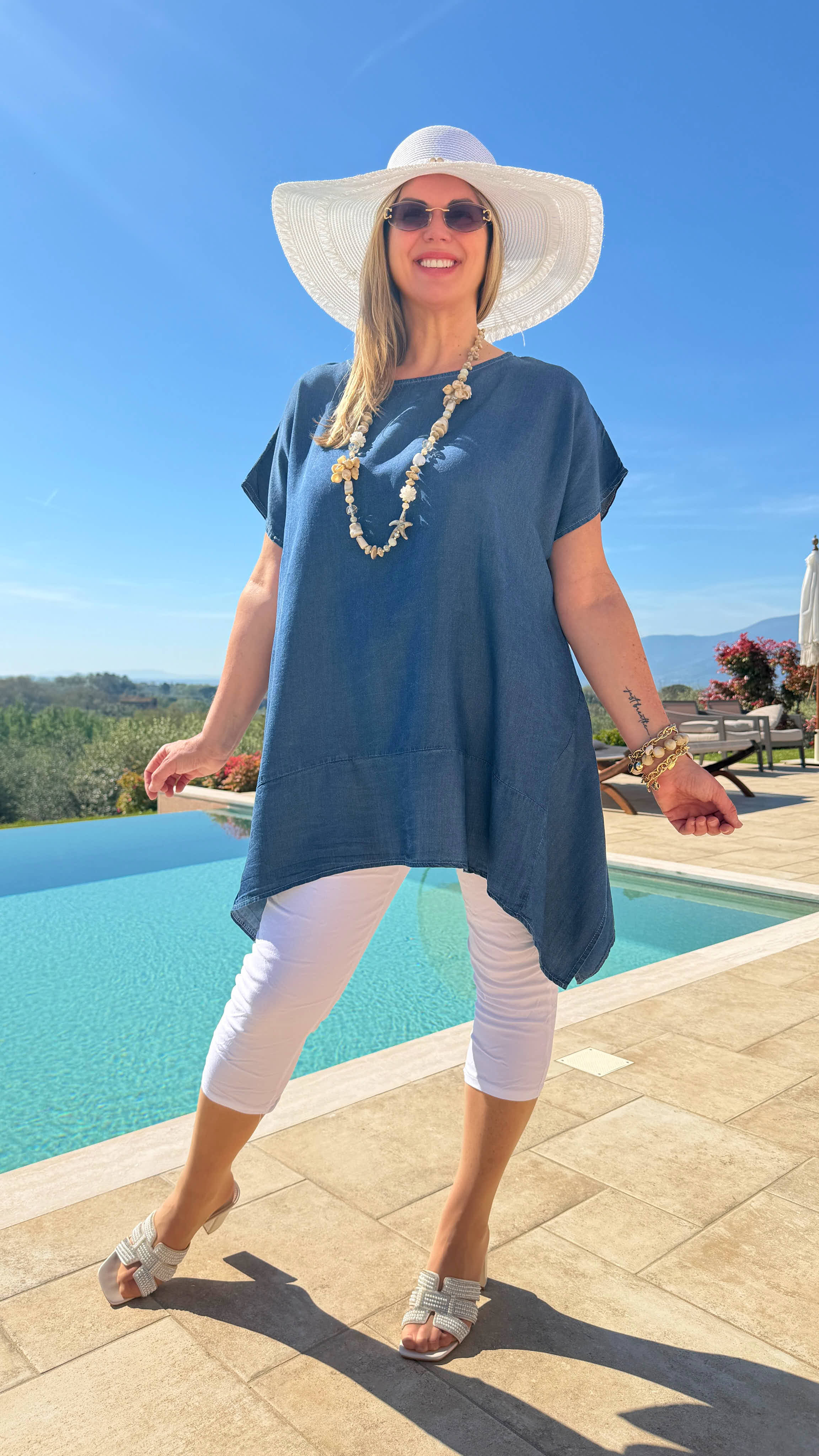 Blusenshirt Denim Basic (lieferbar ab 17.4.26)