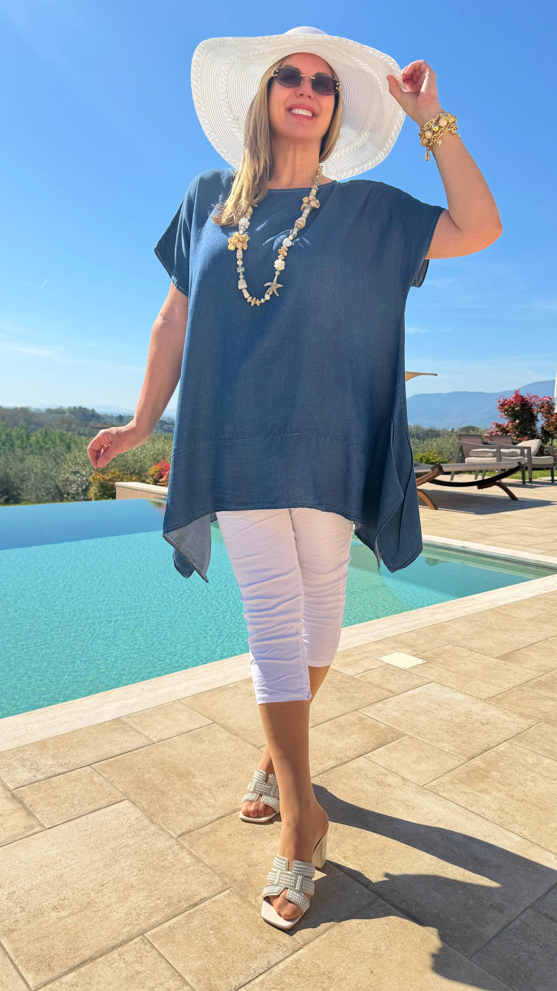 Caprihose Summer Ease *Weiß*