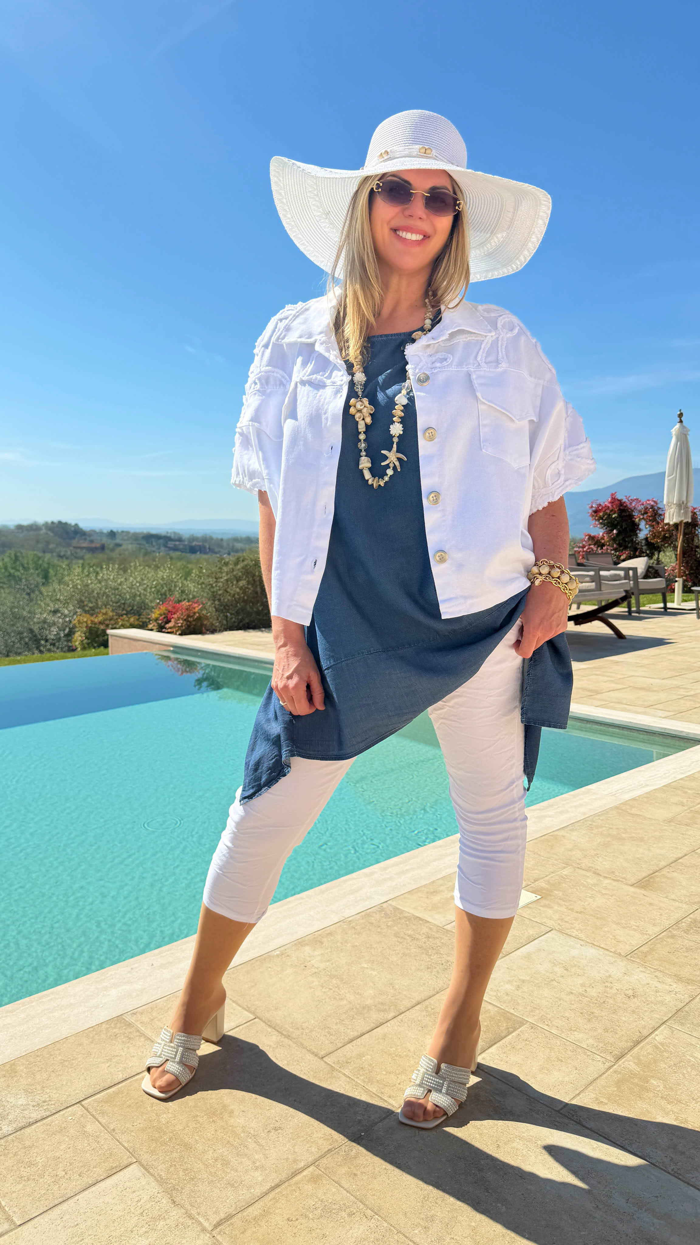 Jeansjacke Coast Crush *Weiß*
