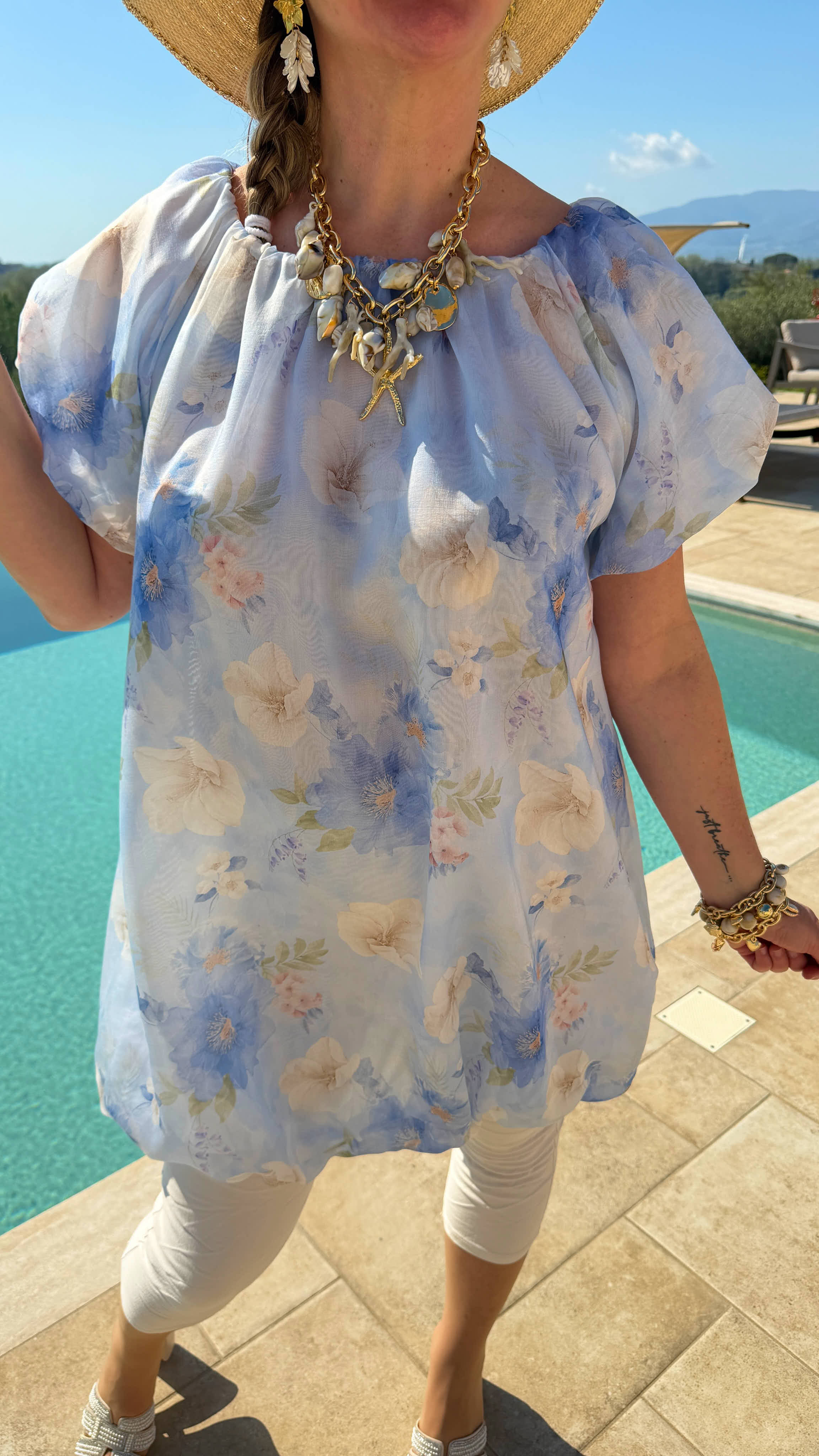 Kleid Blossom Magic *Blau*