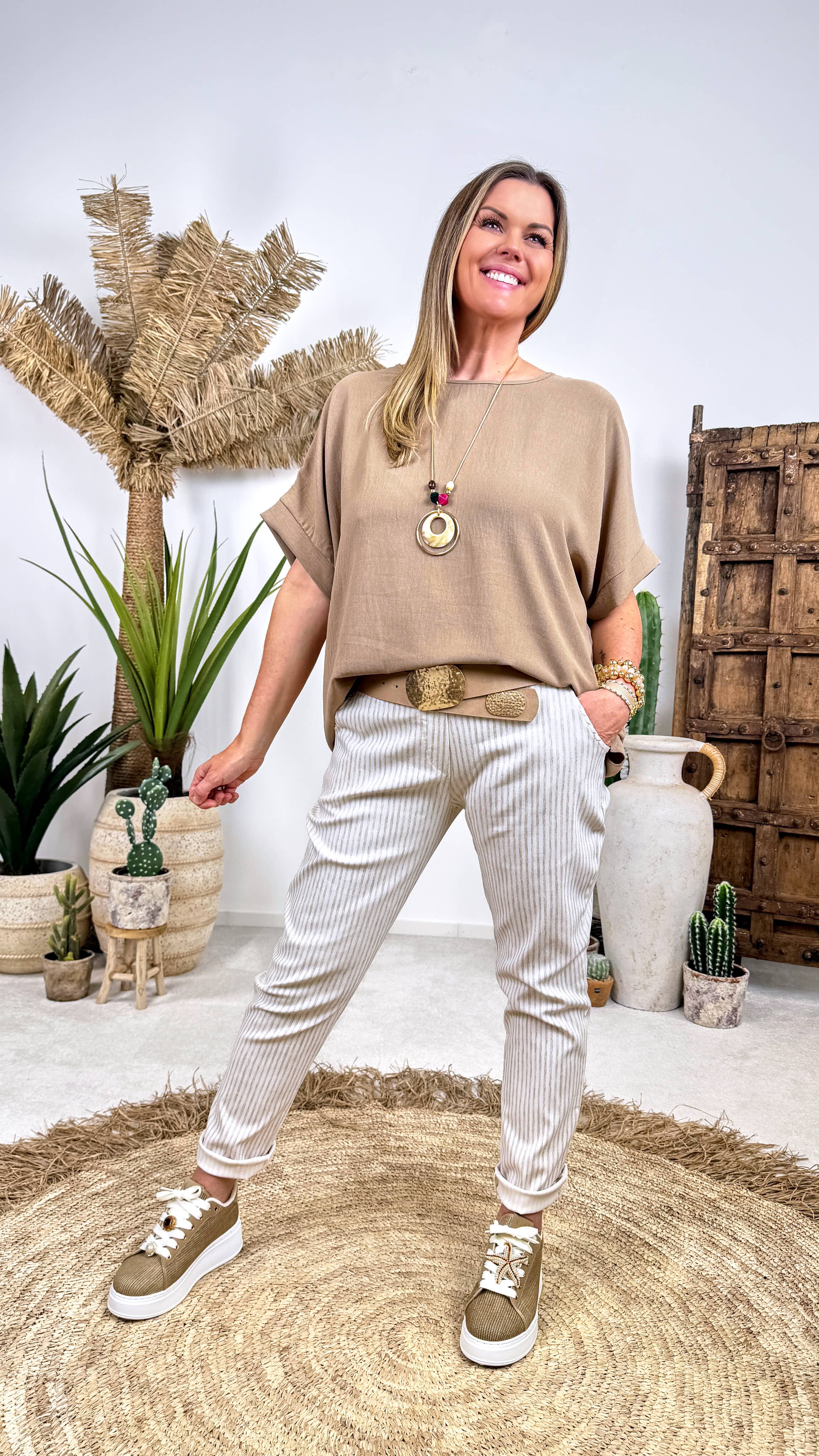 Blusenshirt Easy Mood *Camel*