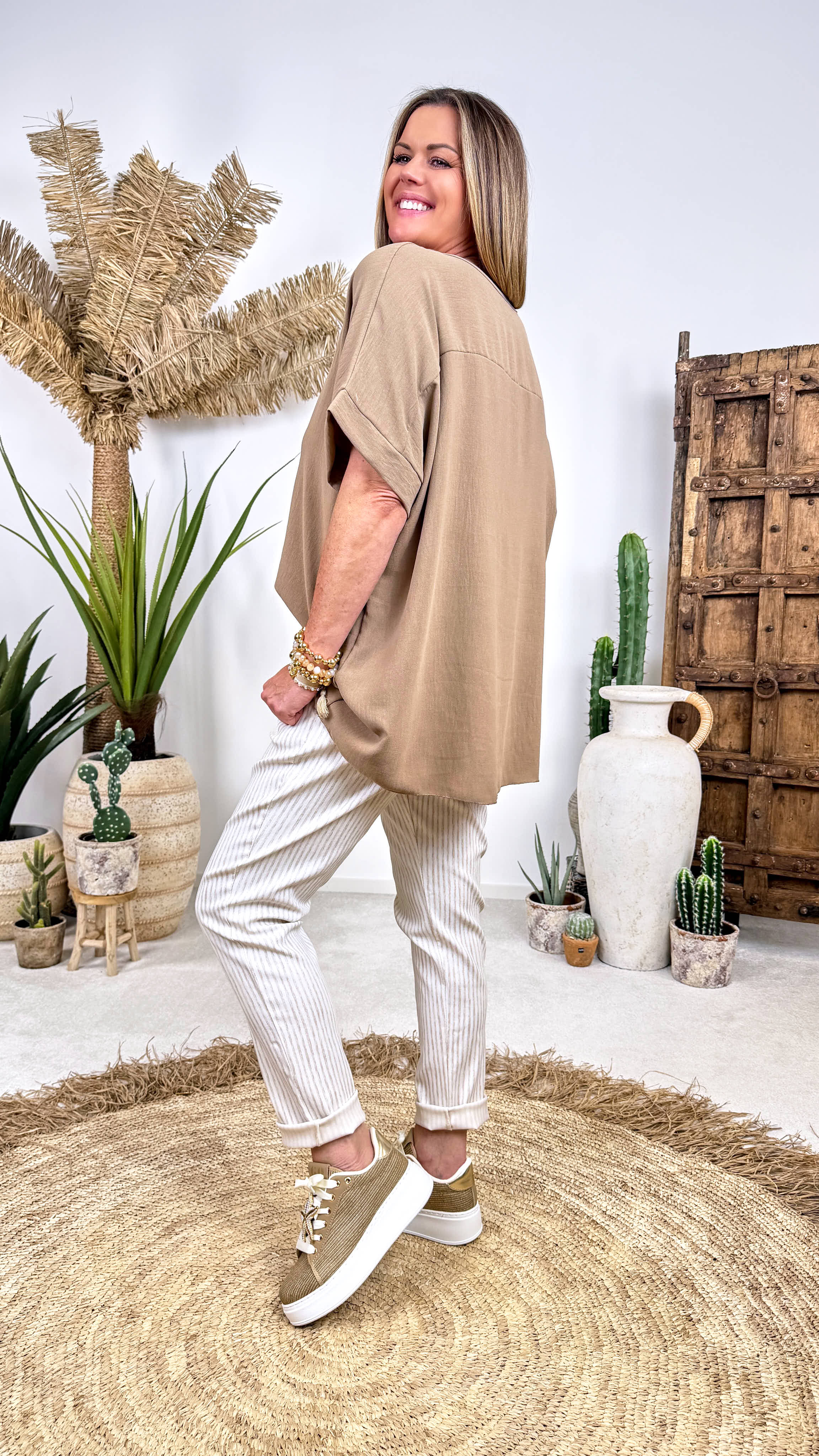 Blusenshirt Easy Mood *Camel*