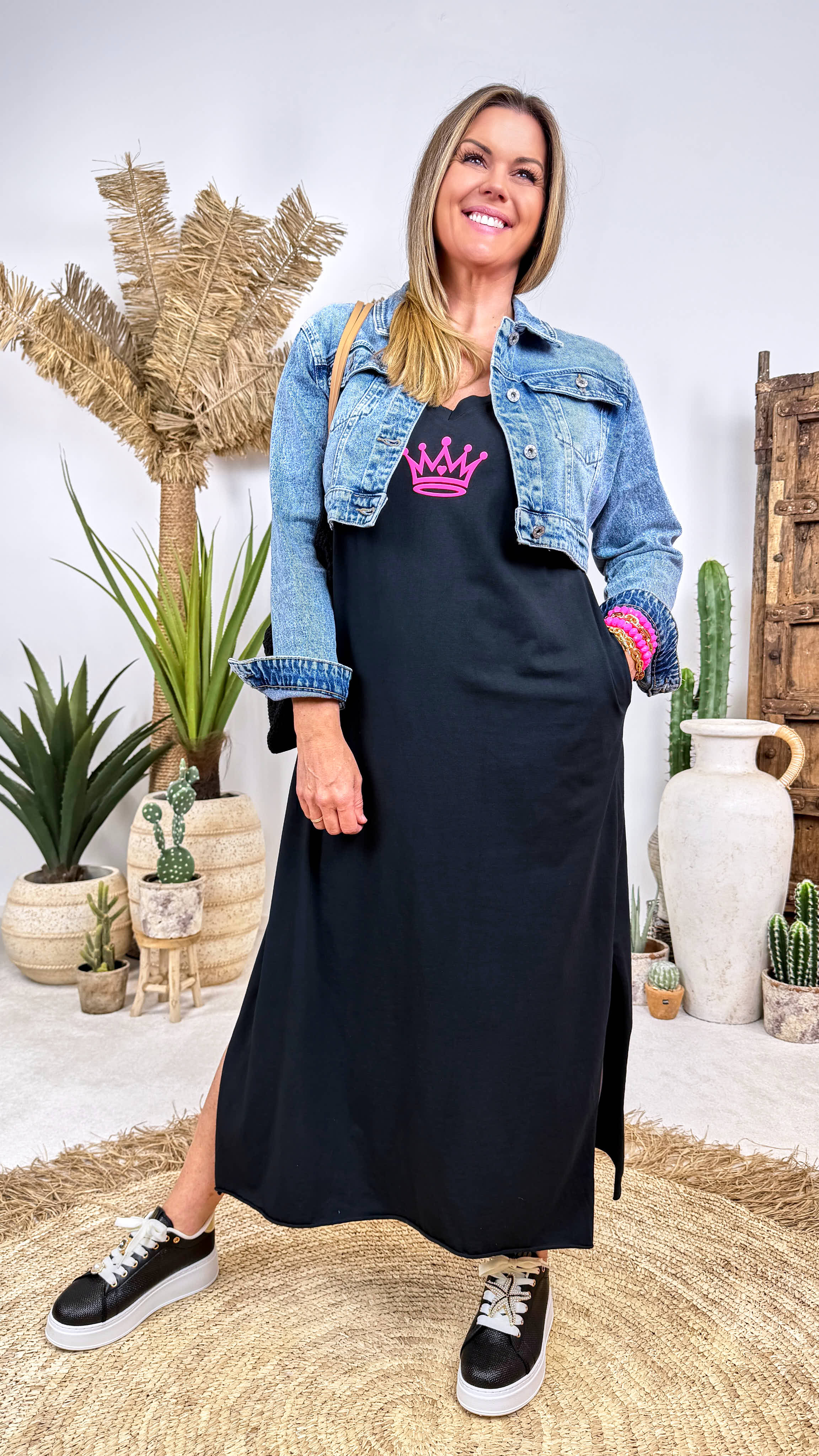 Jeansjacke Cool Crop *Blau*