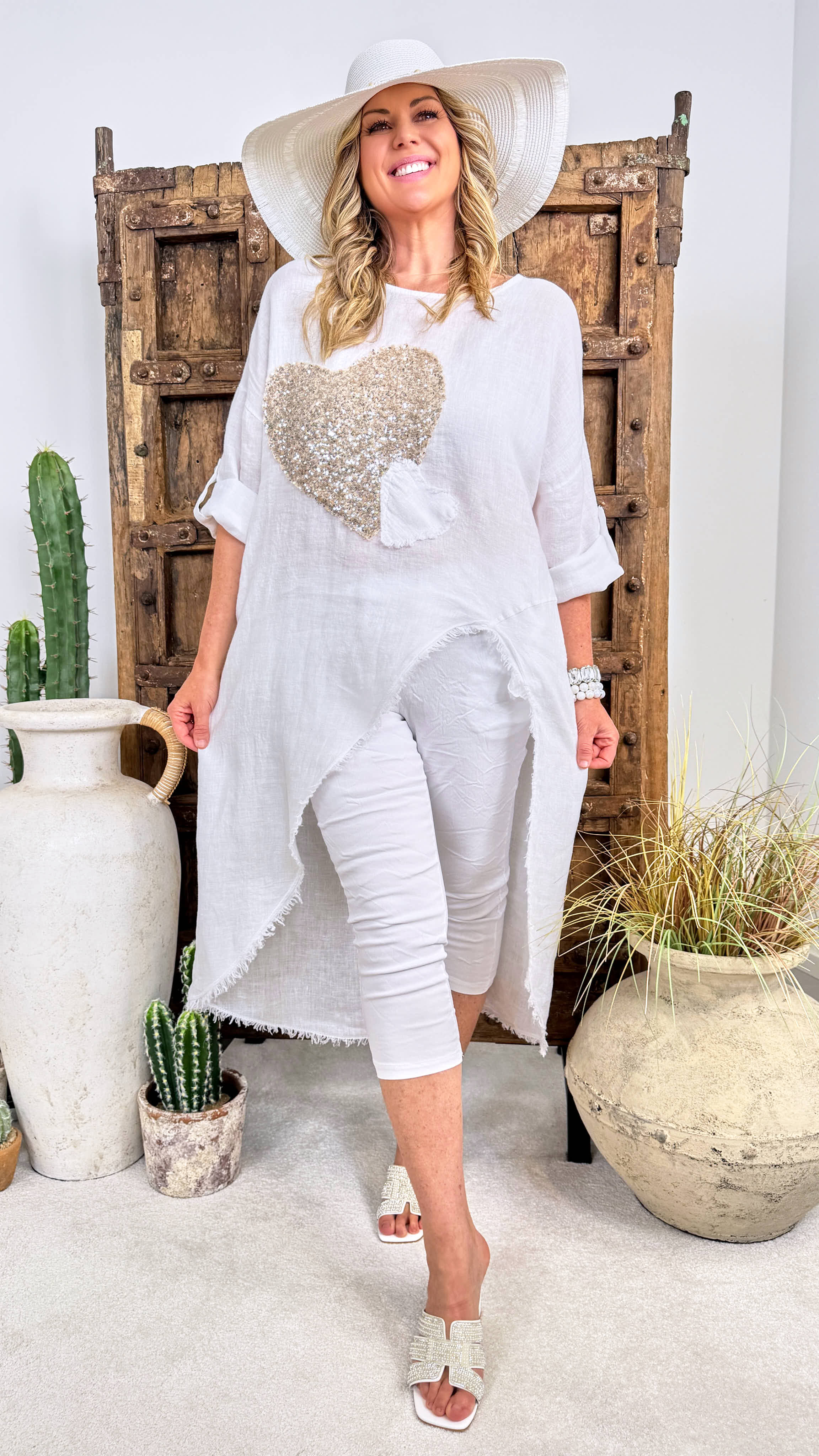 Caprihose Summer Ease *Weiß*