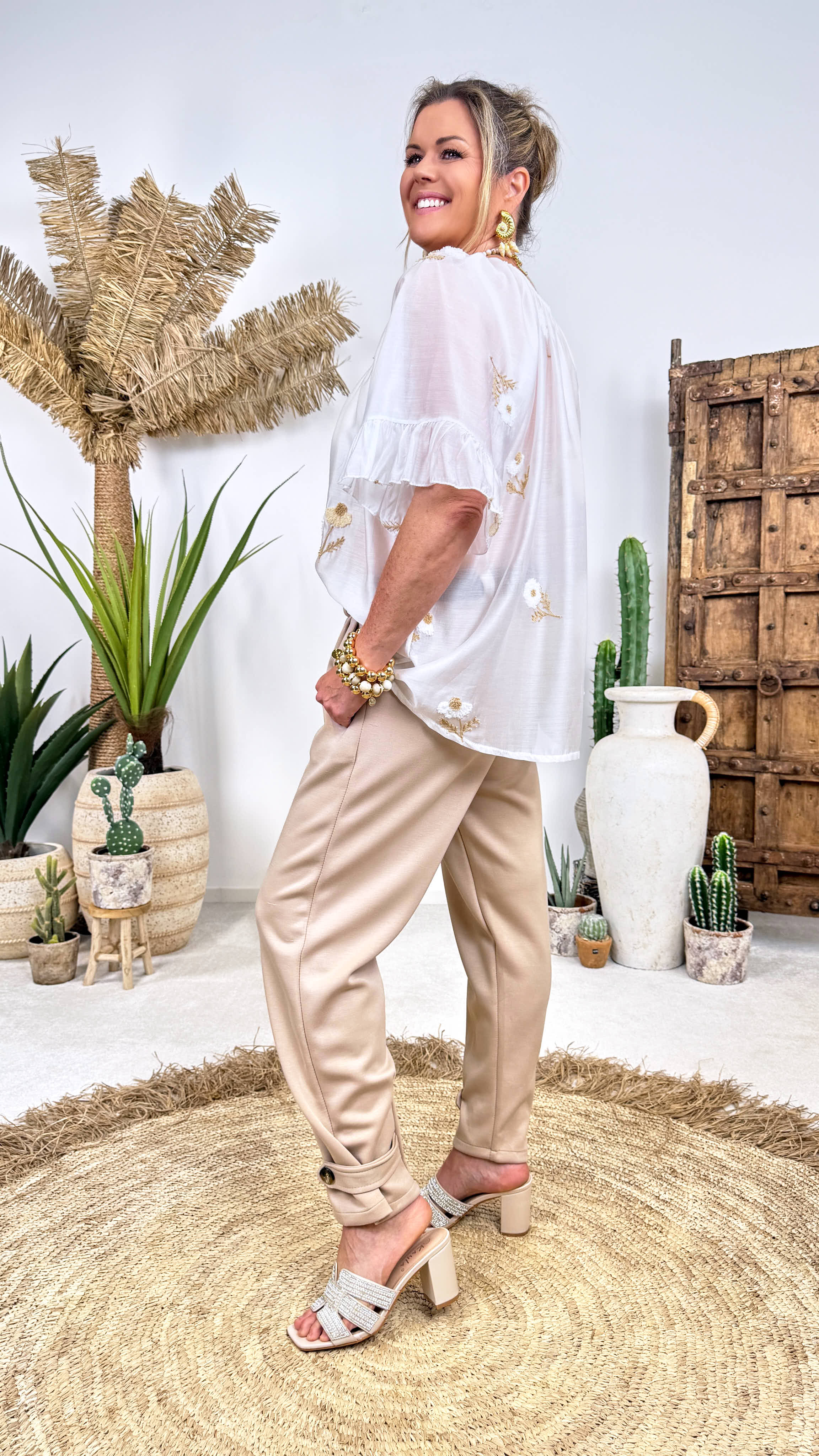 Hose Sorrento Silk *Beige*